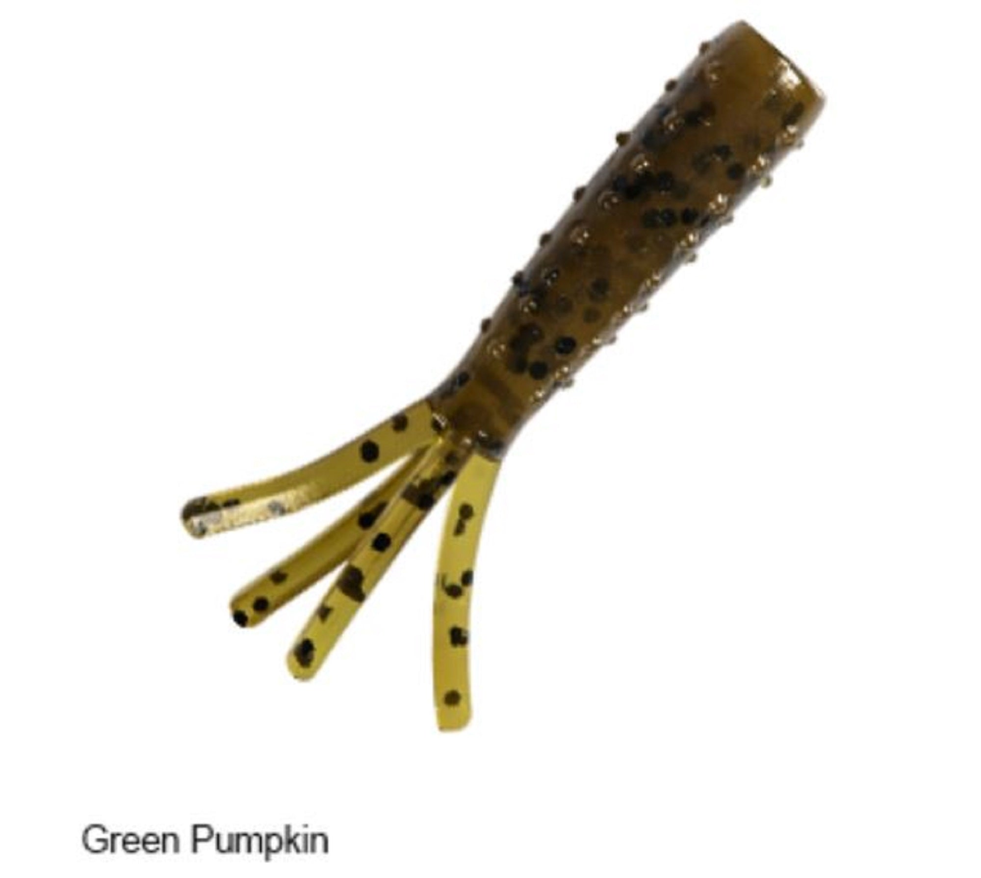 Zman Soft Lure Tiny TicklerZ 1.75 Inch 8/Pack Green Pumpkin (3741)