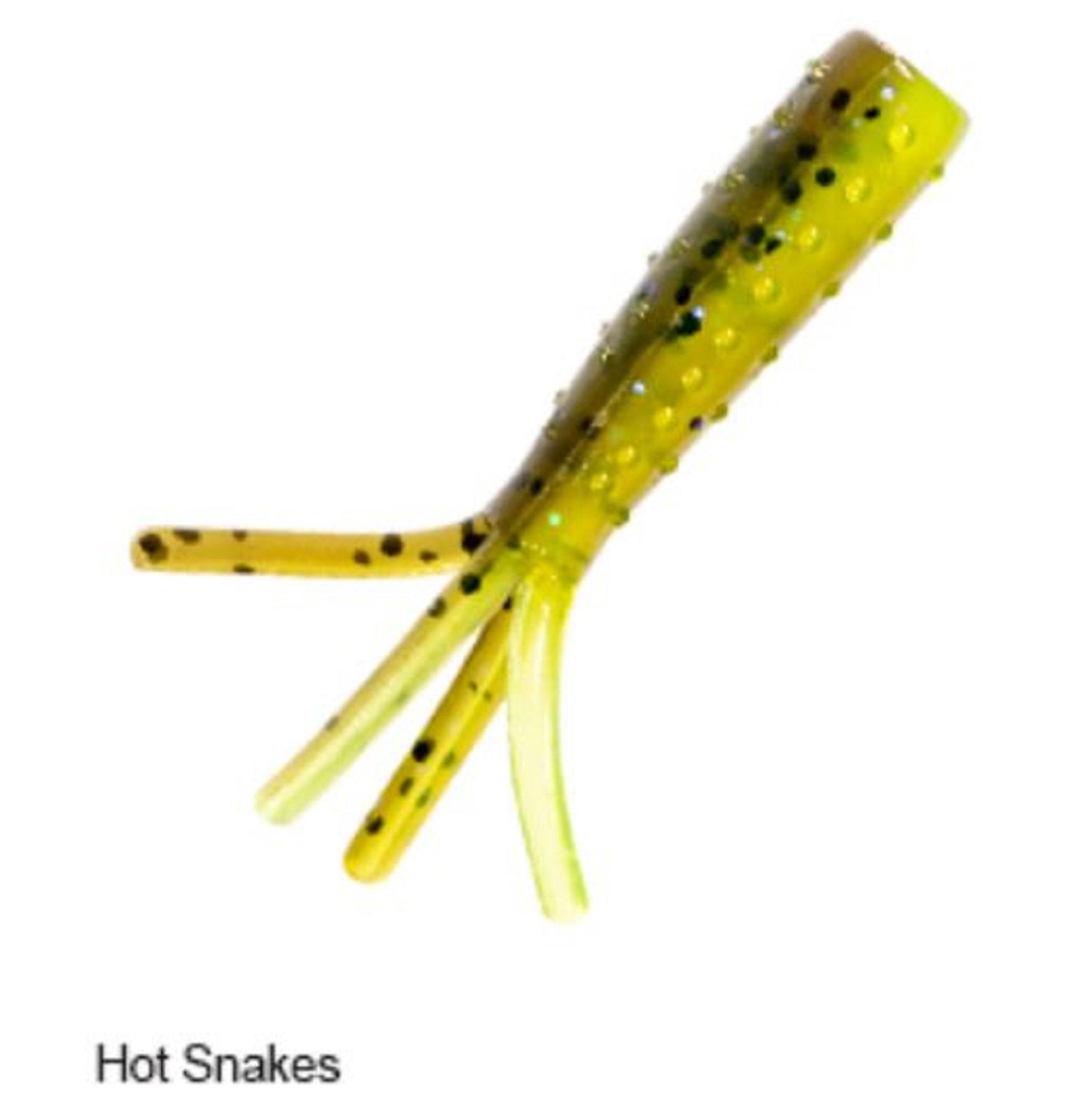 Zman Soft Lure Tiny TicklerZ 1.75 Inch 8/Pack Hot Snakes (3796)