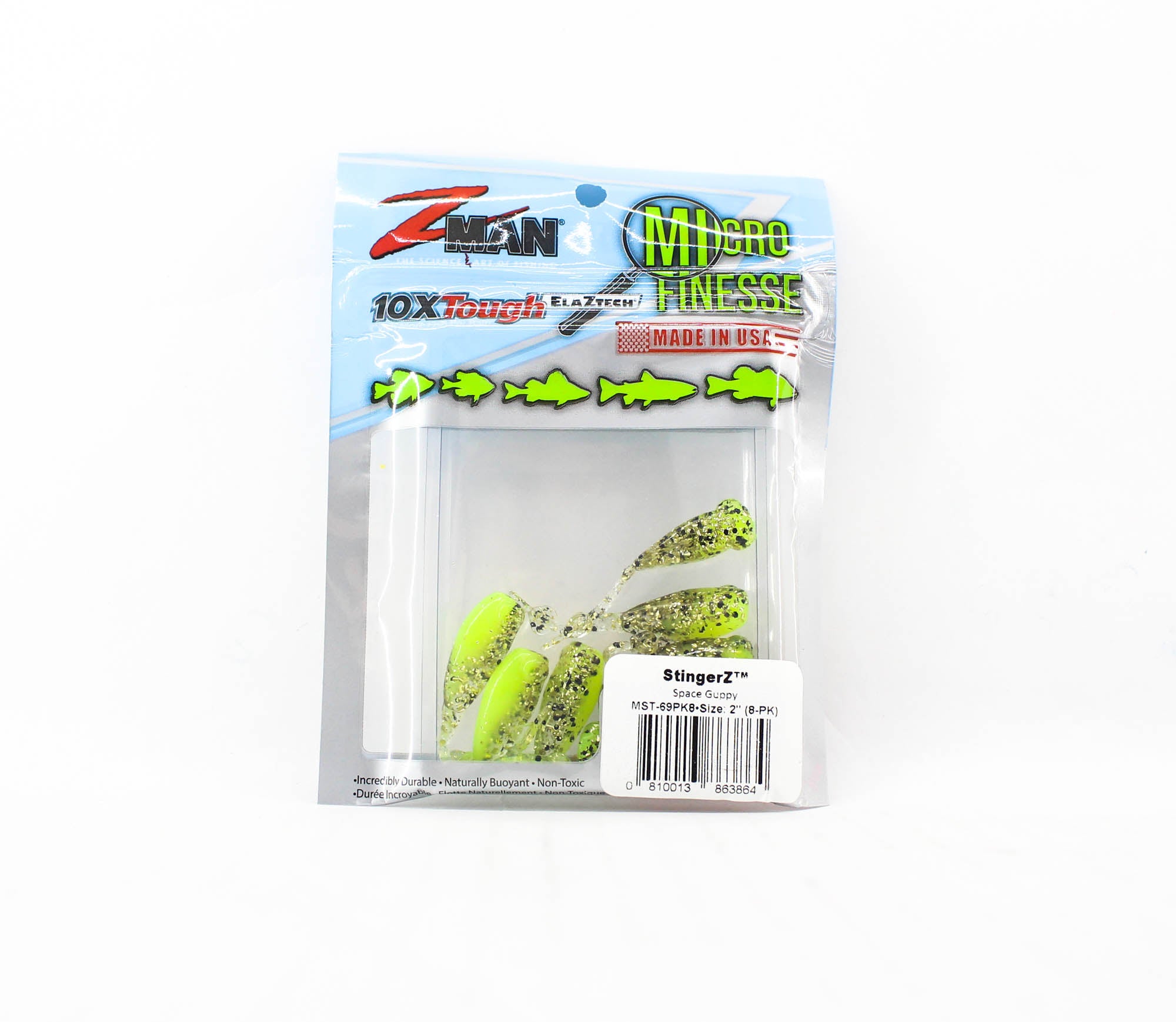Zman Soft Lure StingerZ 2 Inch 8/Pack Space Guppy (3864)