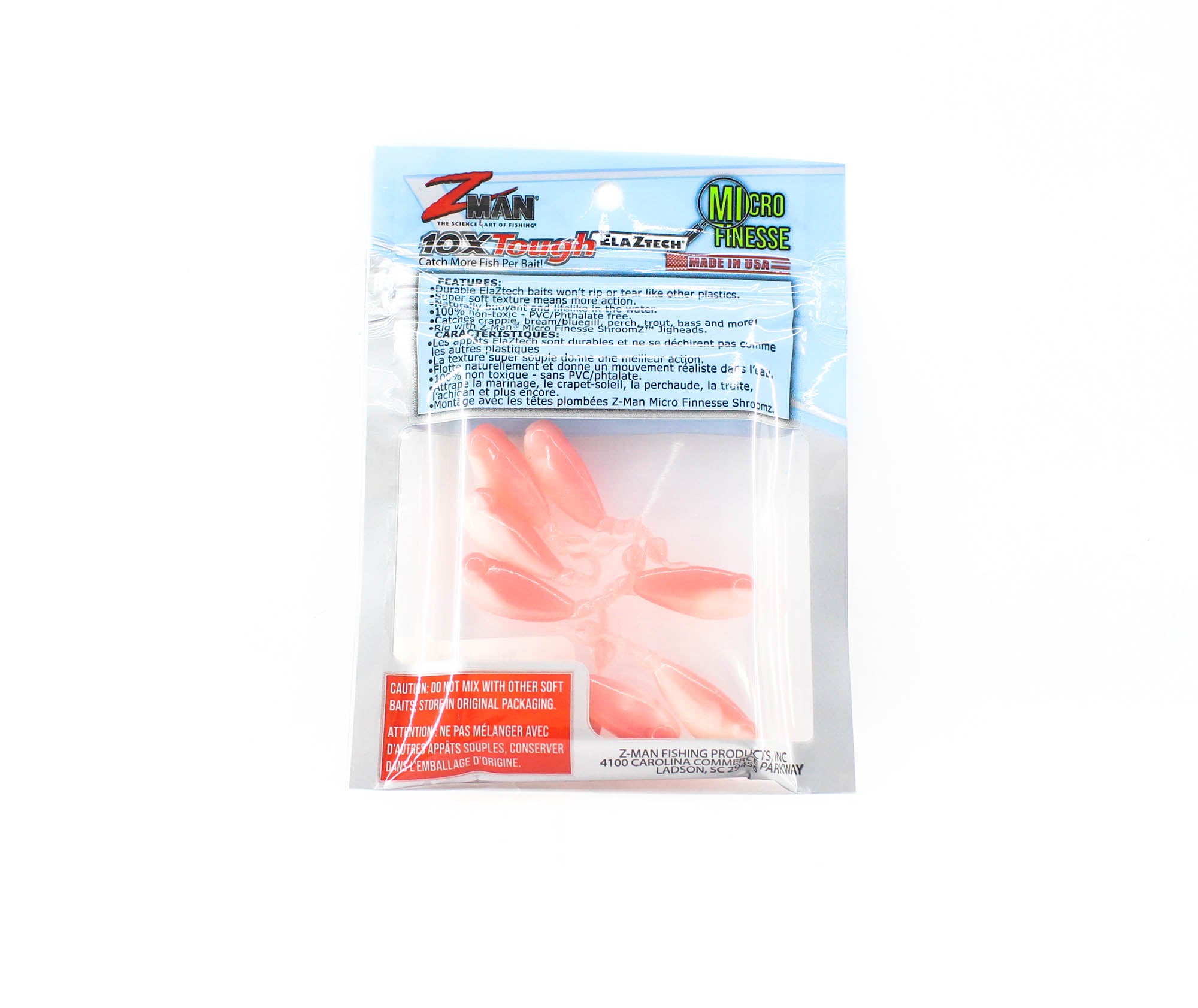 Zman Soft Lure StingerZ 2 Inch 8/Pack Coconut Ice (3888)