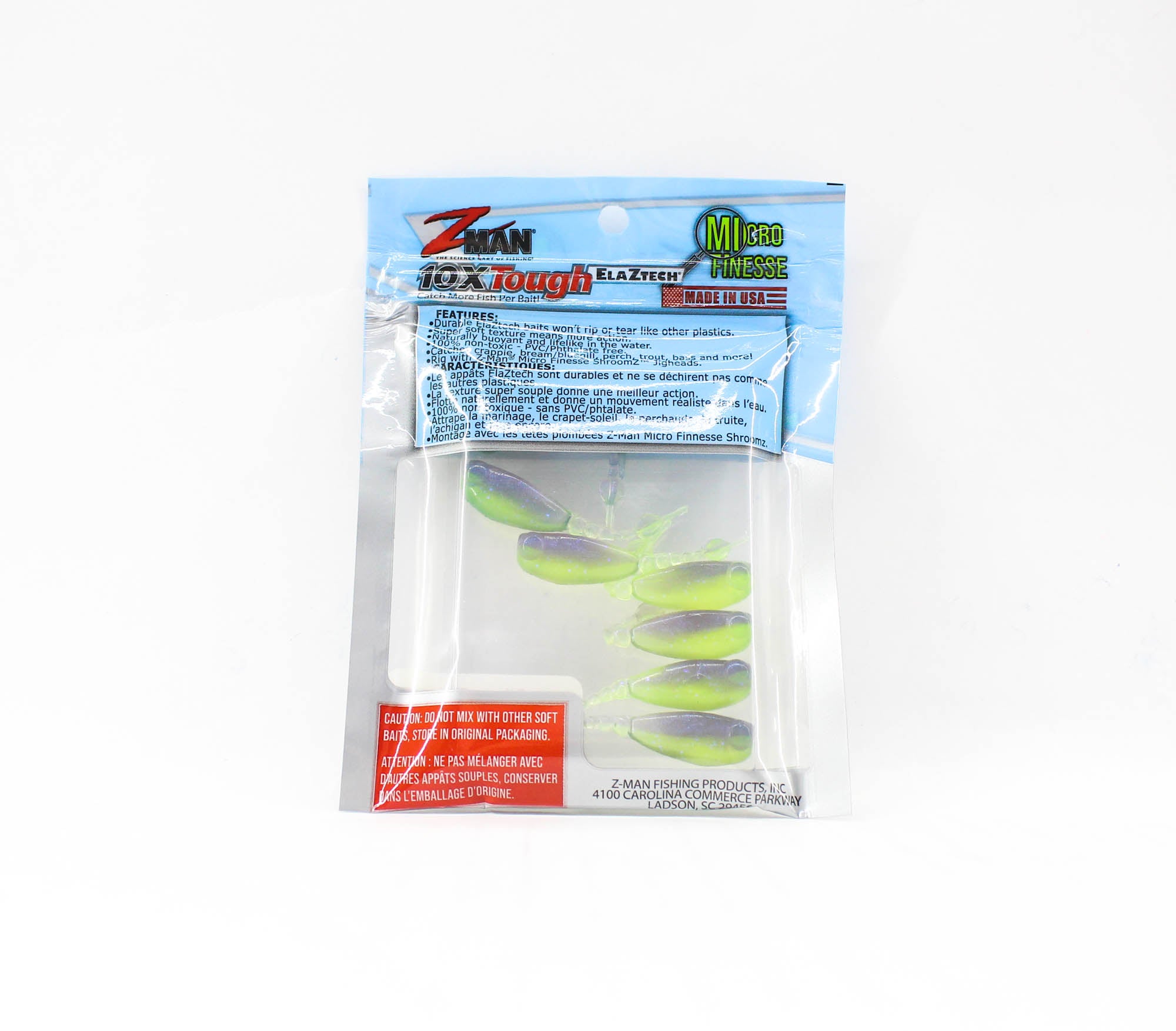 Zman Soft Lure StingerZ 2 Inch 8/Pack Purple Death (3901)