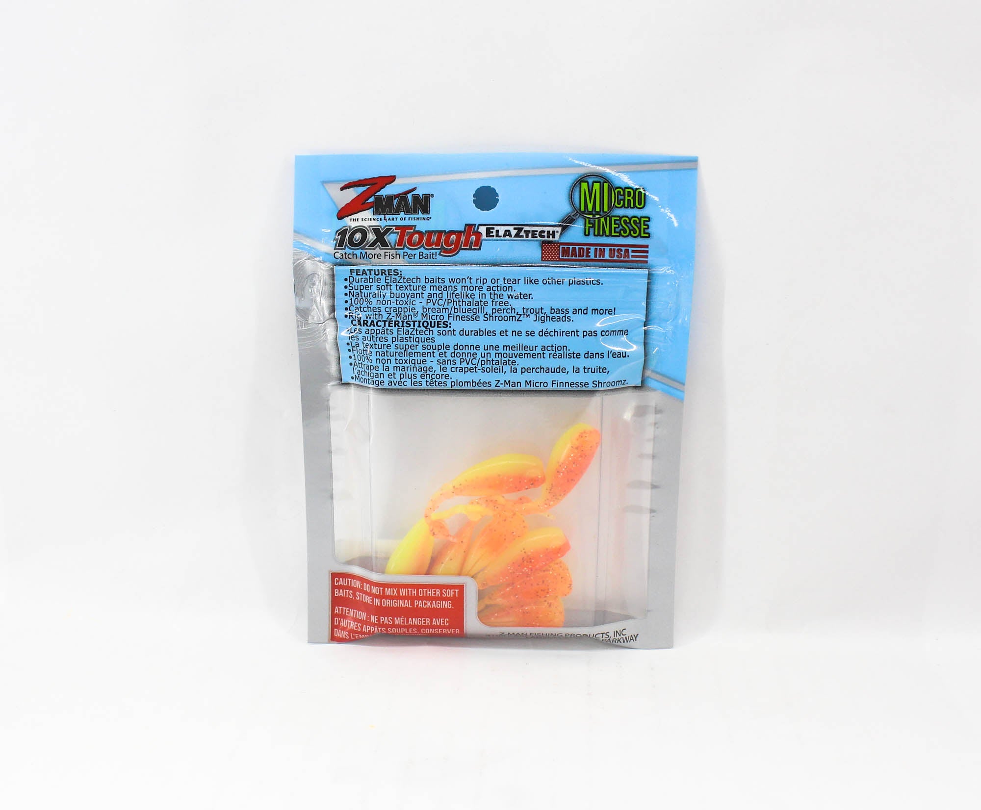 Zman Soft Lure StingerZ 2 Inch 8/Pack Firetreuse (3925)