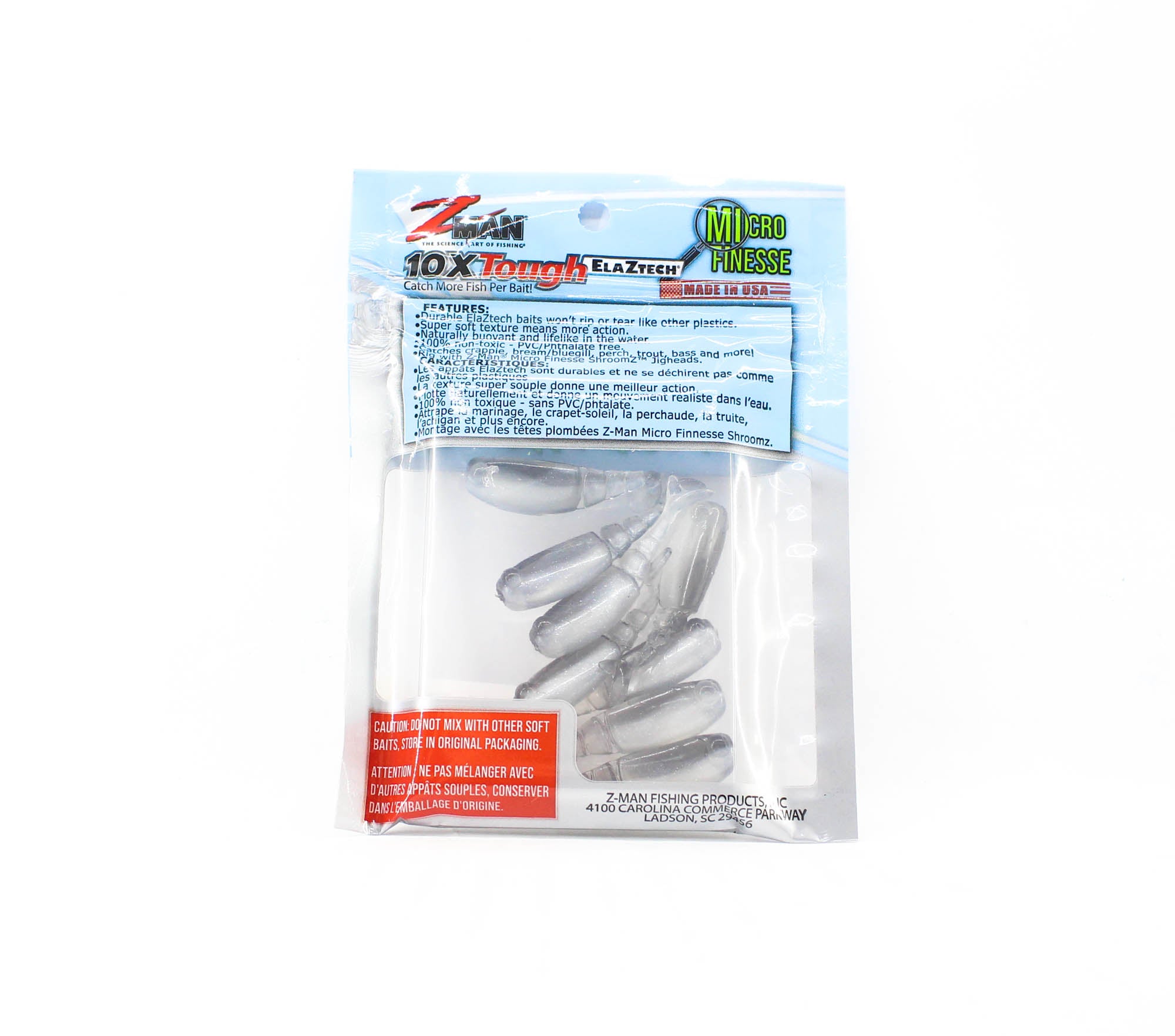 Zman Soft Lure Shad FryZ 1.75 Inch 8/Pack Smelt (3949)
