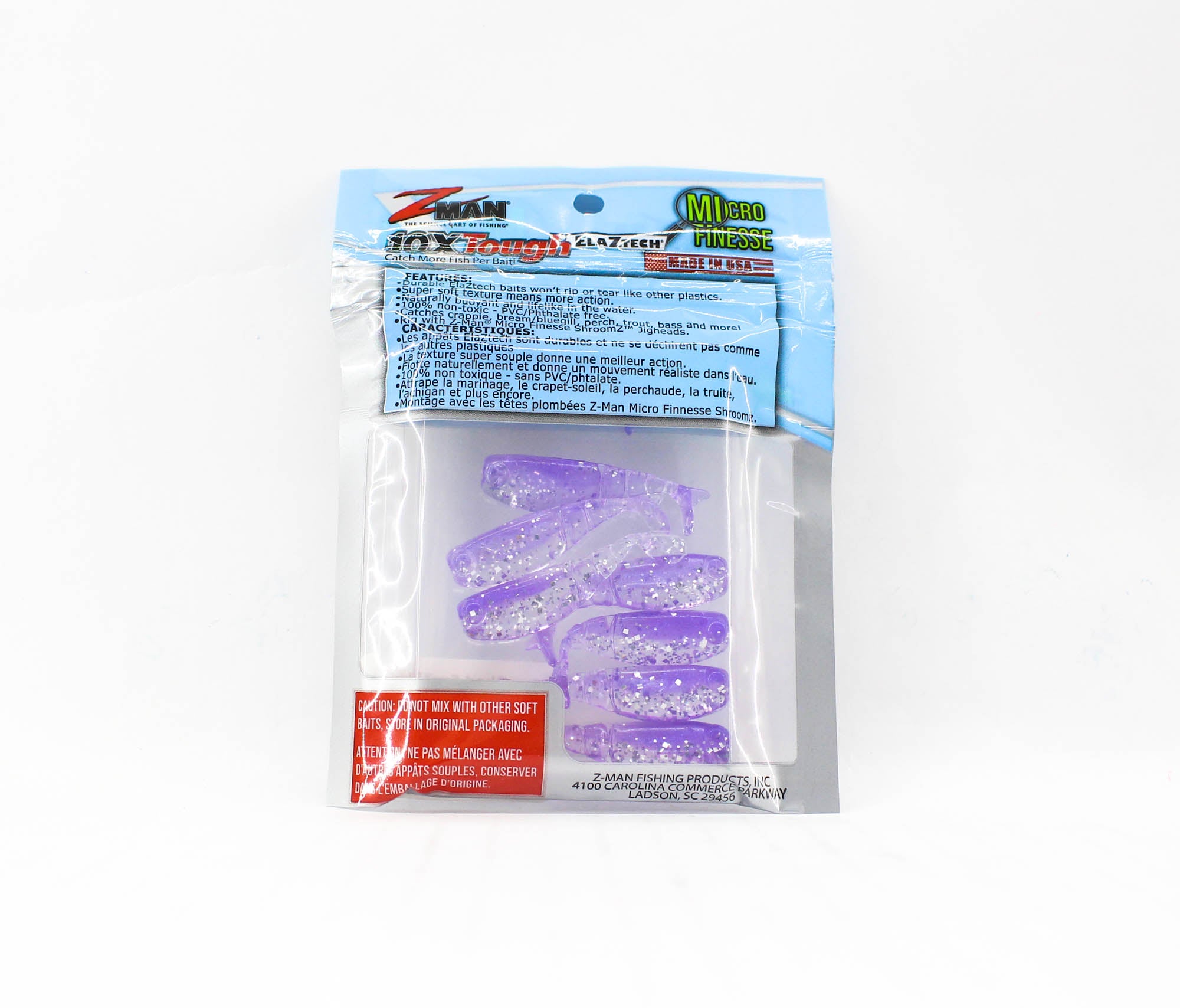 Zman Soft Lure Shad FryZ 1.75 Inch 8/Pack Dark N Stormy (3994)