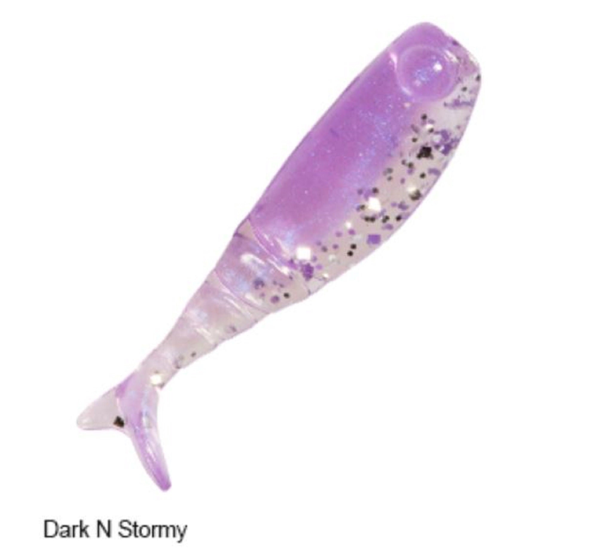 Zman Soft Lure Shad FryZ 1.75 Inch 8/Pack Dark N Stormy (3994)