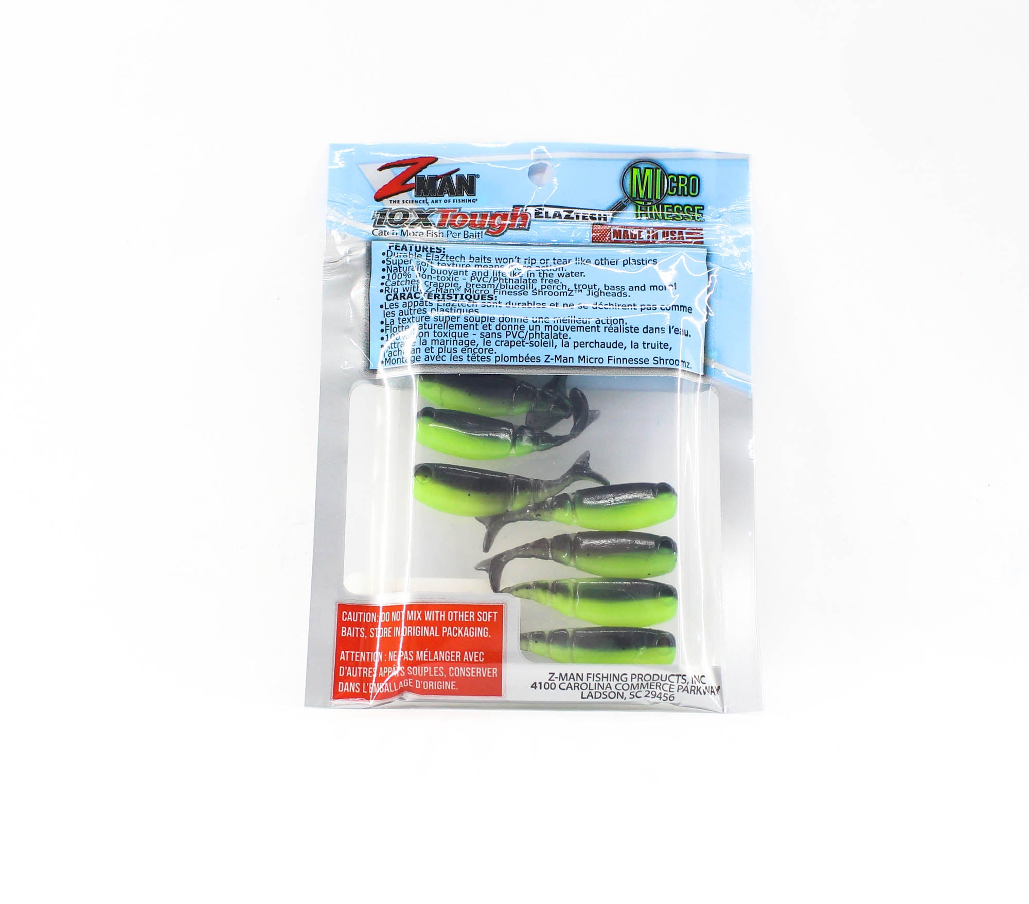 Zman Soft Lure Shad FryZ 1.75 Inch 8/Pack Bumblebee (4014)