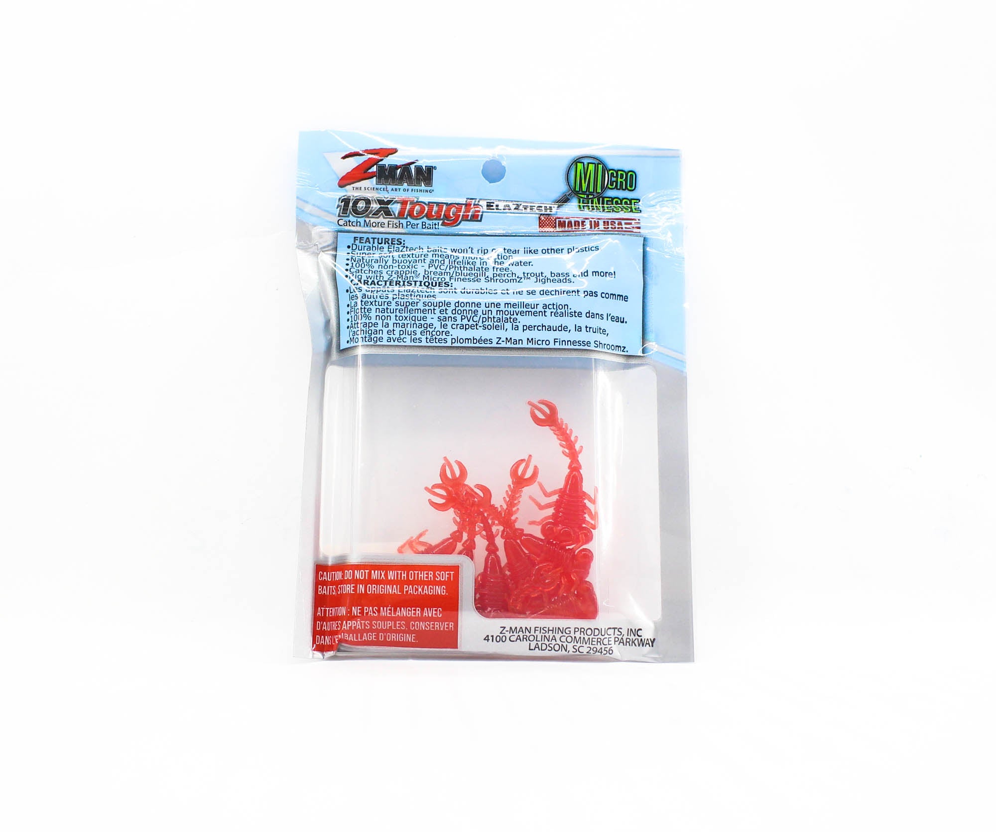 Zman Soft Lure LarvaZ 1.75 Inch 8/Pack Red (4052)