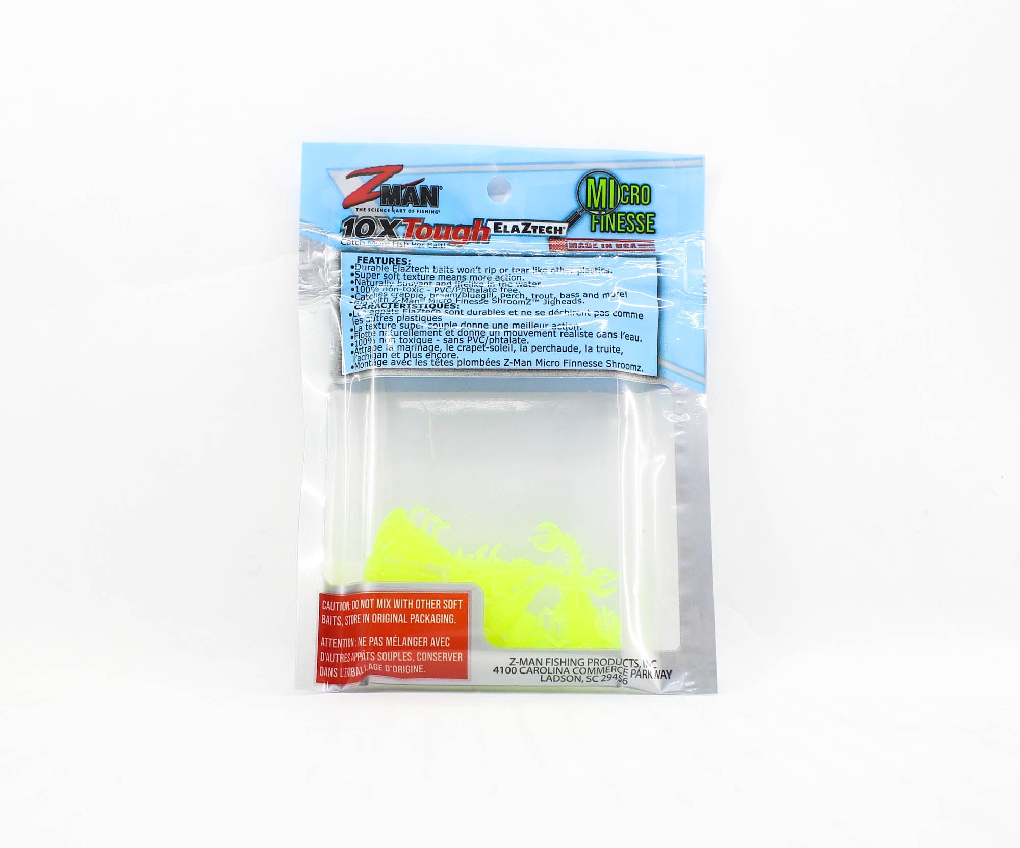 Zman Soft Lure LarvaZ 1.75 Inch 8/Pack Hot Chart (4069)