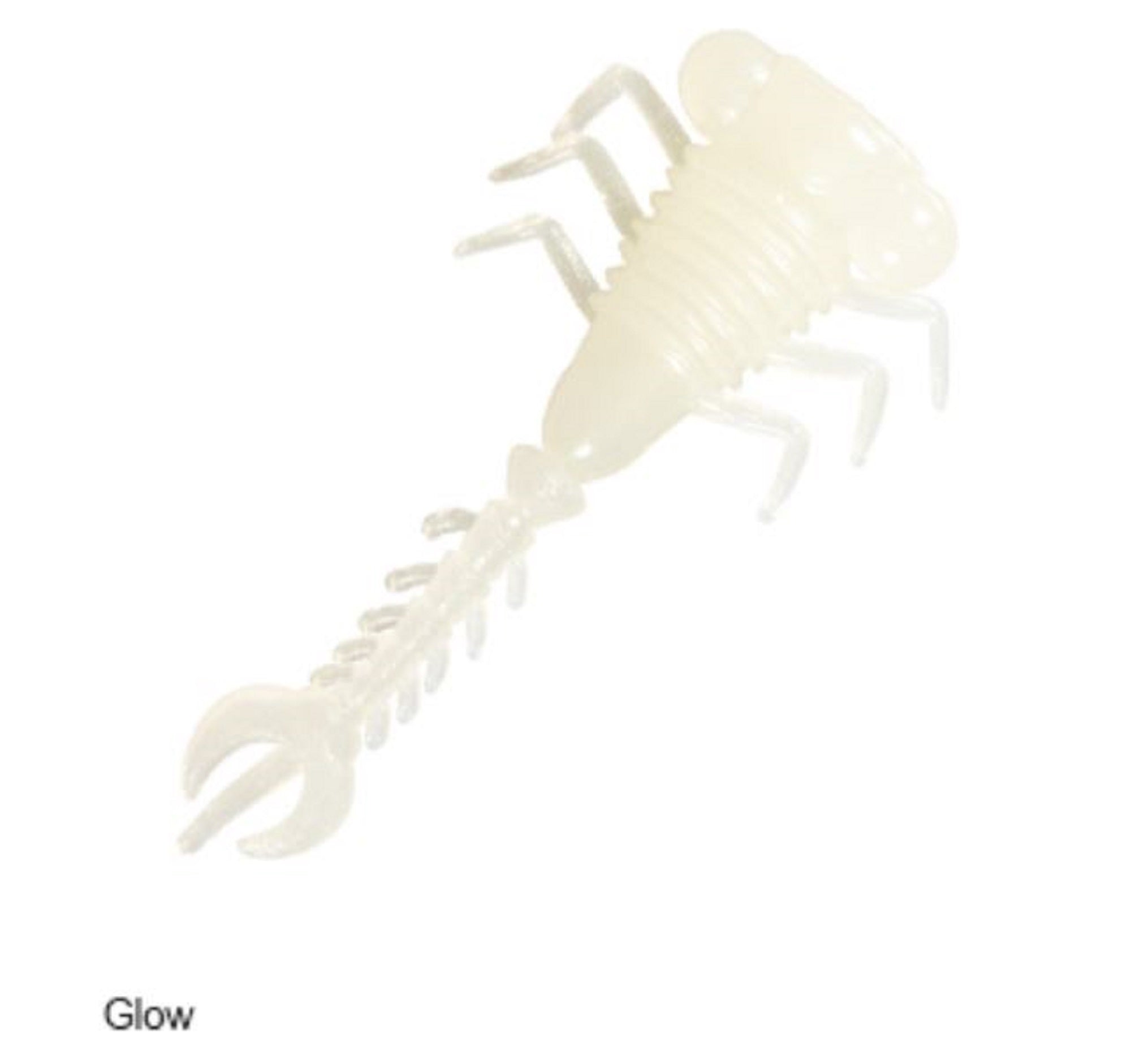 Zman Soft Lure LarvaZ 1.75 Inch 8/Pack Glow (4076)