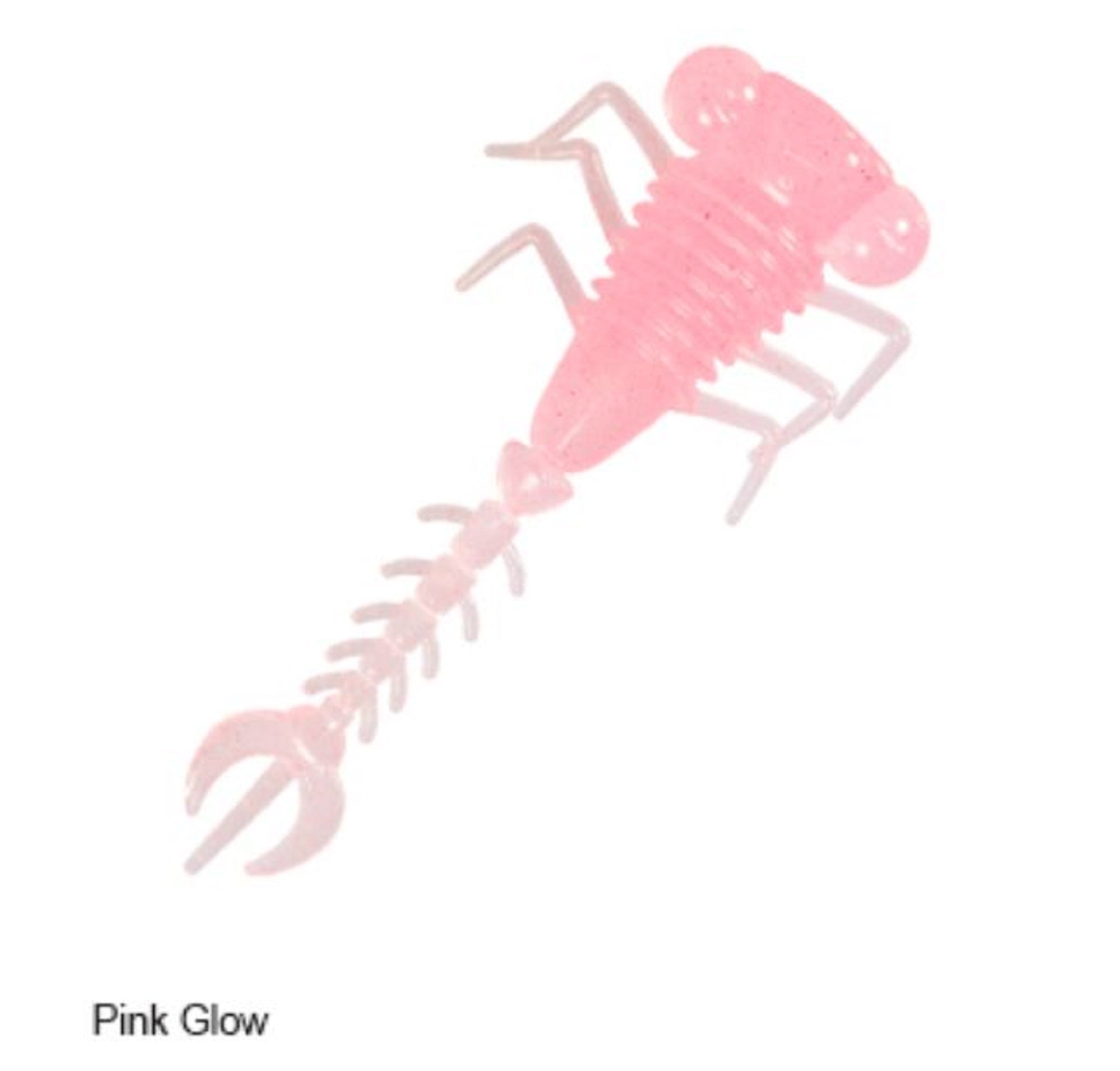 Zman Soft Lure LarvaZ 1.75 Inch 8/Pack Pink Glow (4083)