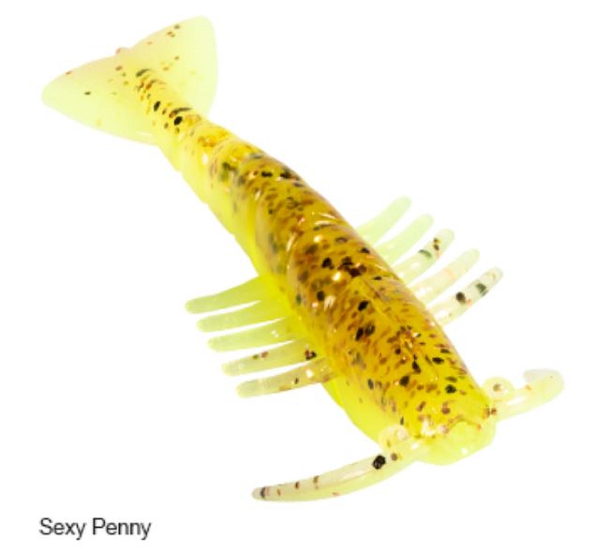 Zman Soft Lure Salty Ned ShrimpZ 2.5 Inch 6/Pack Sexy Penny (4427)