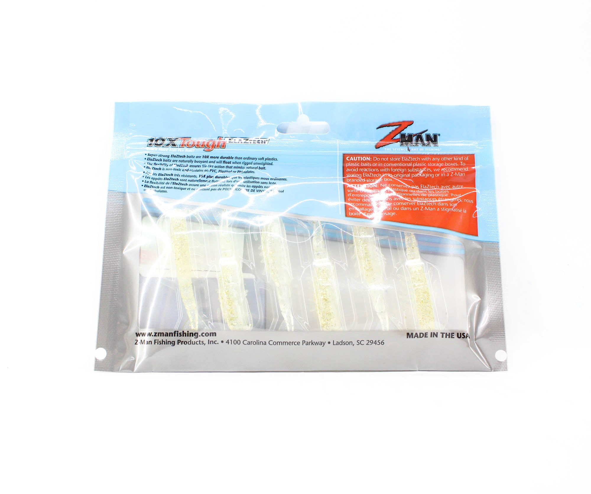 Zman Soft Lure Salty Ned ShrimpZ 2.5 Inch 6/Pack Beer Run (4458)