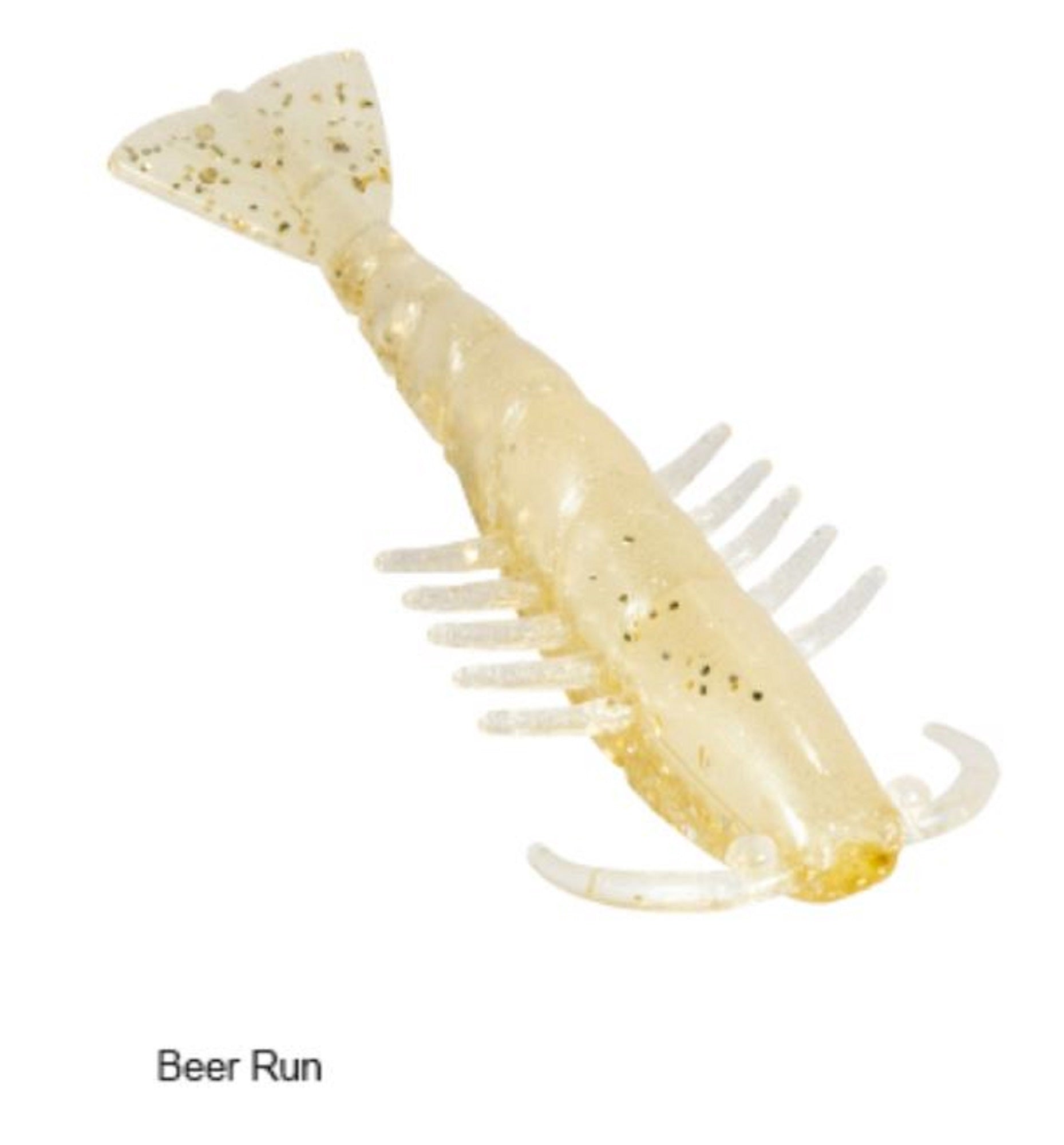 Zman Soft Lure Salty Ned ShrimpZ 2.5 Inch 6/Pack Beer Run (4458)