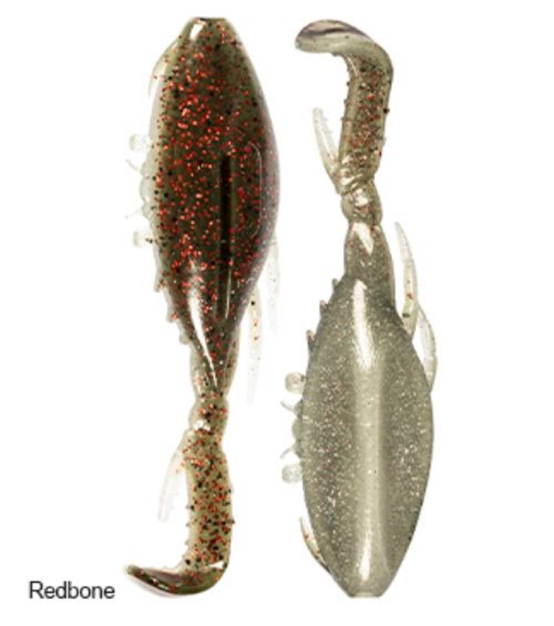 Zman Soft Lure Kicker CrabZ 3.5 Inch 3/Pack Redbone (4465)