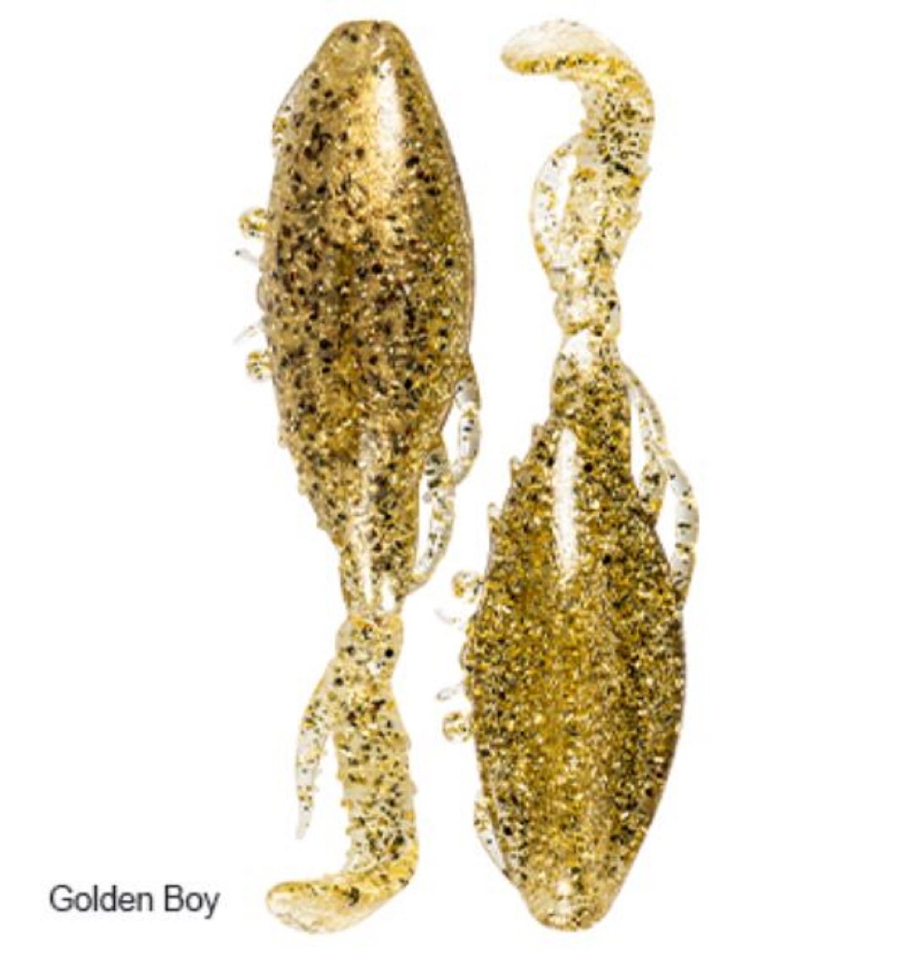 Zman Soft Lure Kicker CrabZ 3.5 Inch 3/Pack Golden Boy (4502)