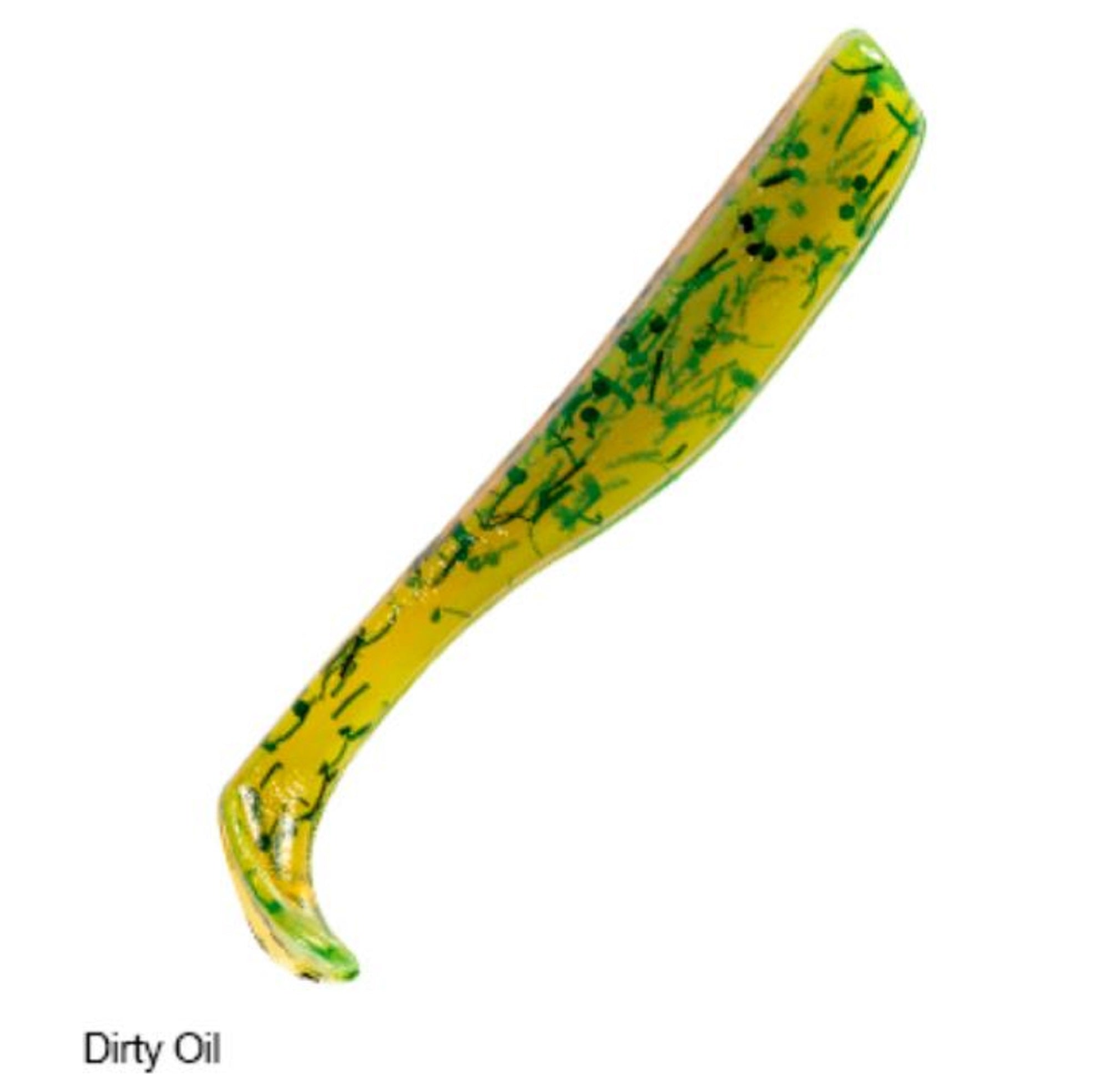 Zman Soft Lure Slim SwimZ 2.5 Inch 8/Pack Dirty Oil (4687)