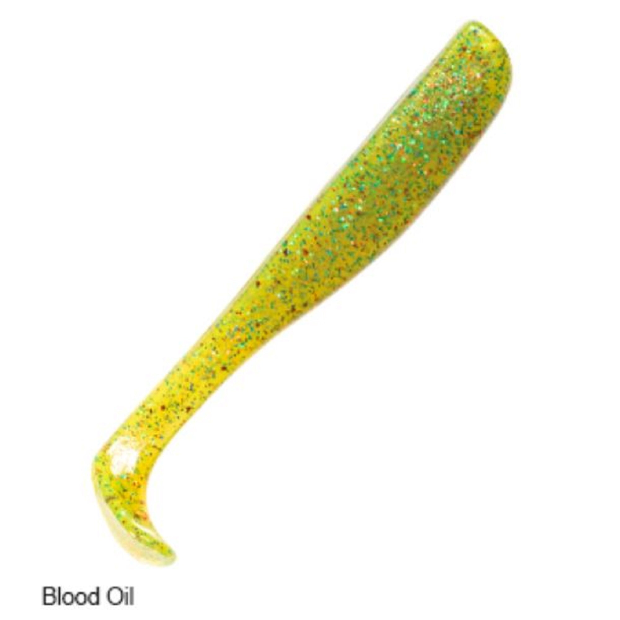 Zman Soft Lure Slim SwimZ 2.5 Inch 8/Pack Blood Oil (4694)