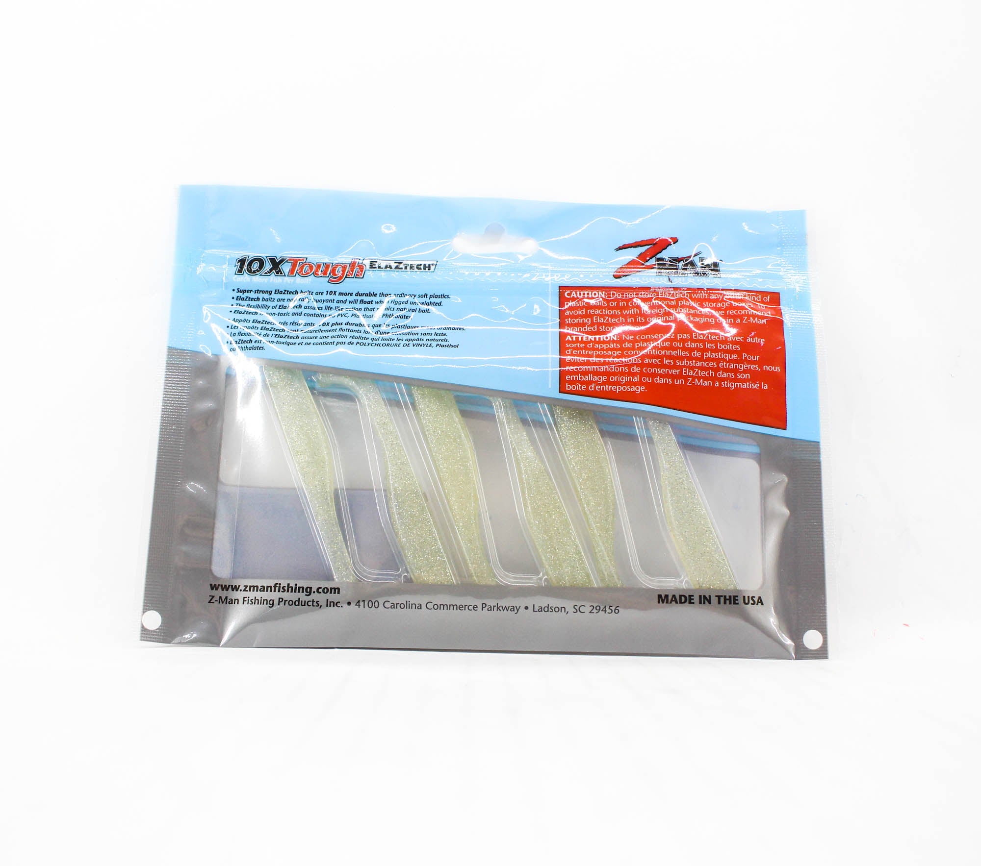 Zman Soft Lure Slim SwimZ 3 Inch 6/Pack Slam Shady (4700)