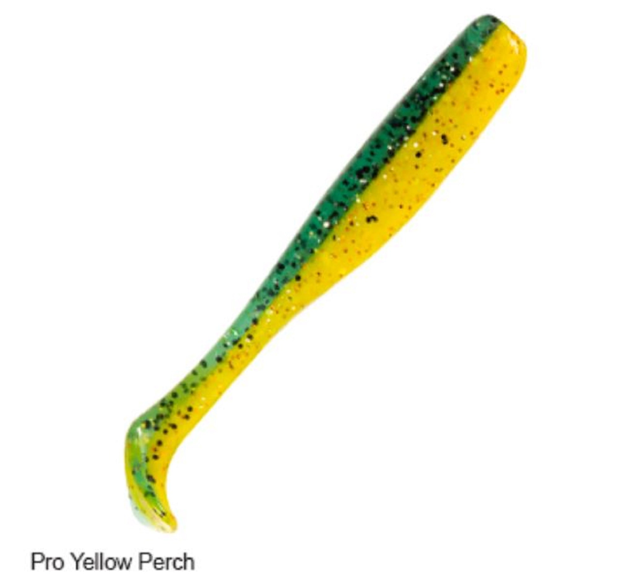 Zman Soft Lure Slim SwimZ 3 Inch 6/Pack Pro Yellow Perch (4717)
