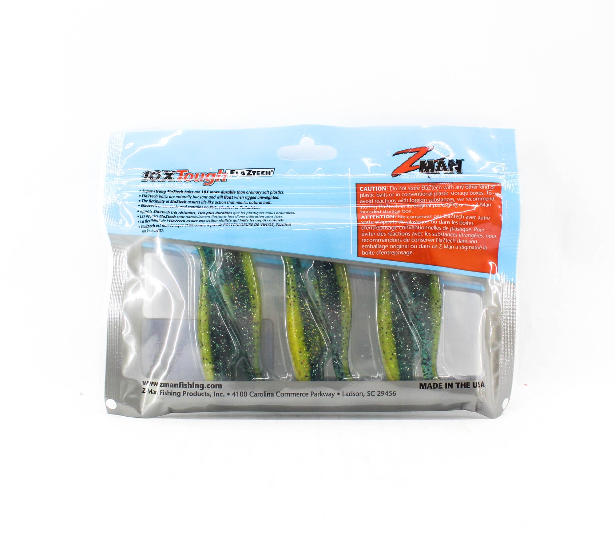 Zman Soft Lure MinnowZ 3 Inch 6/Pack Pro Yellow Perch (4731)