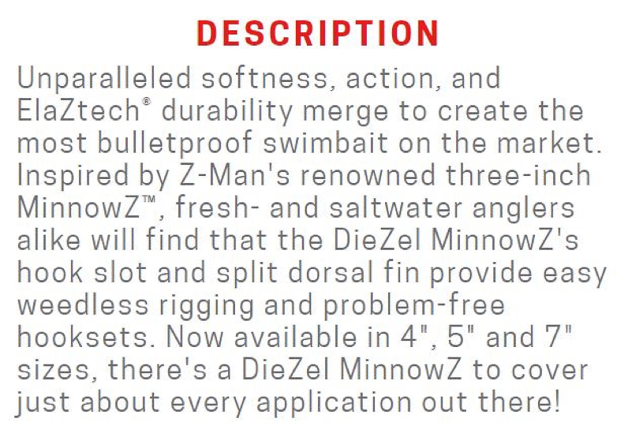 Zman Soft Lure Diezel MinnowZ 5 Inch 4/Pack Disco Cisco (4786)