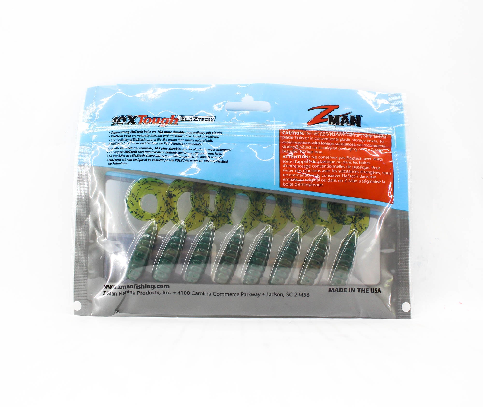 Zman Soft Lure GrubZ 2.5 Inch 8/Pack Dirty Oil (5004)