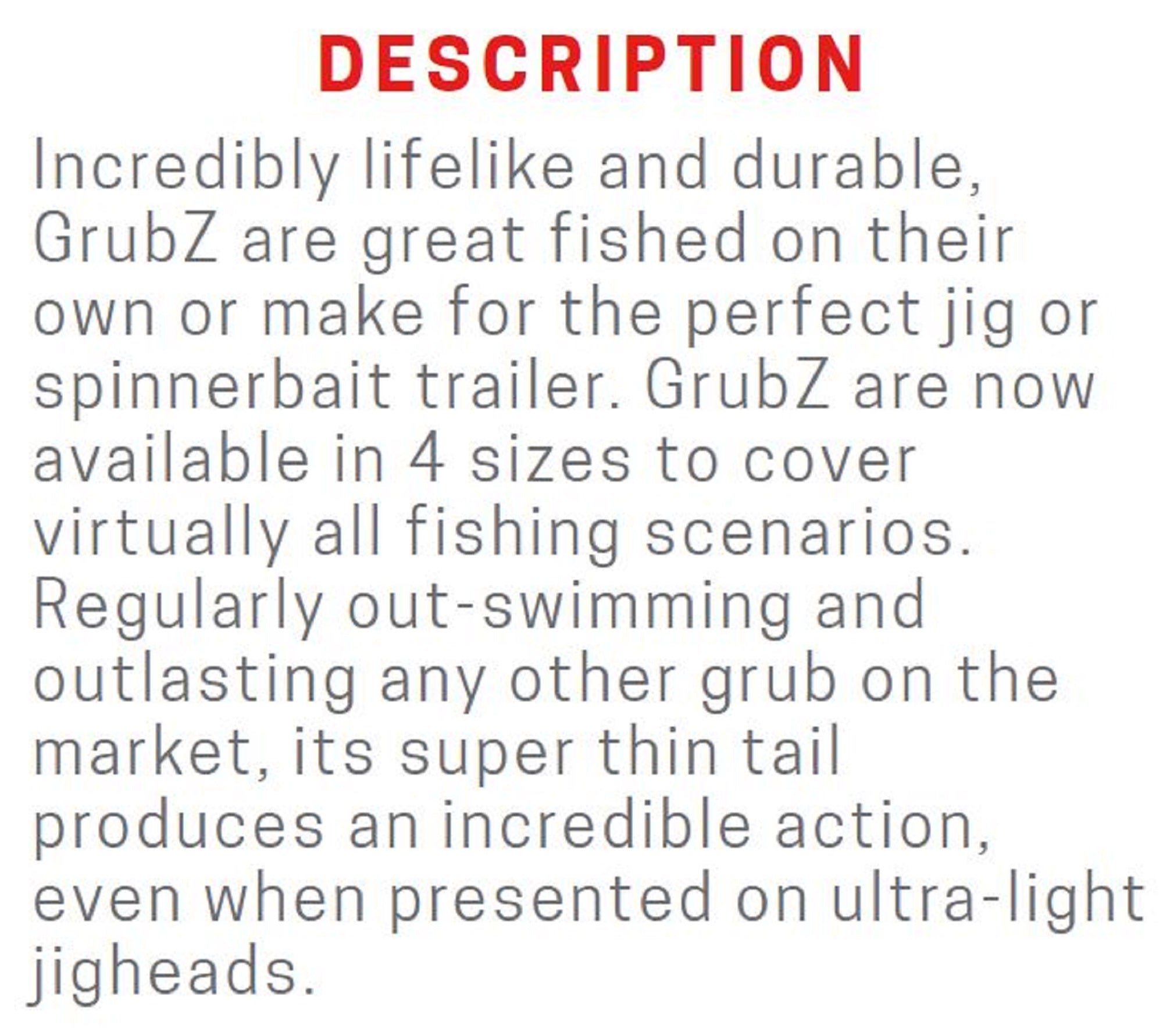 Zman Soft Lure GrubZ 2.5 Inch 8/Pack Dirty Oil (5004)
