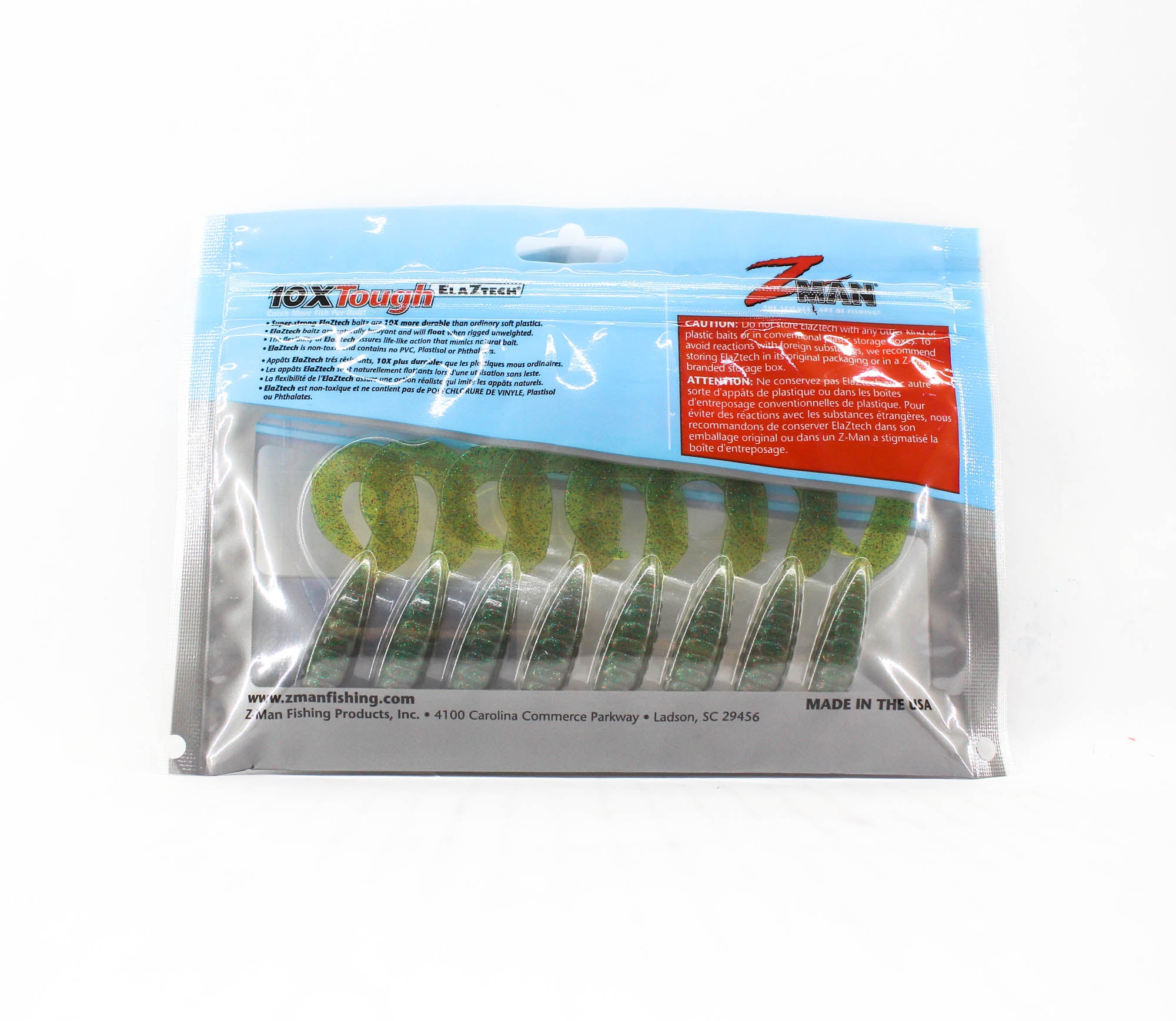 Zman Soft Lure GrubZ 2.5 Inch 8/Pack Blood Oil (5011)