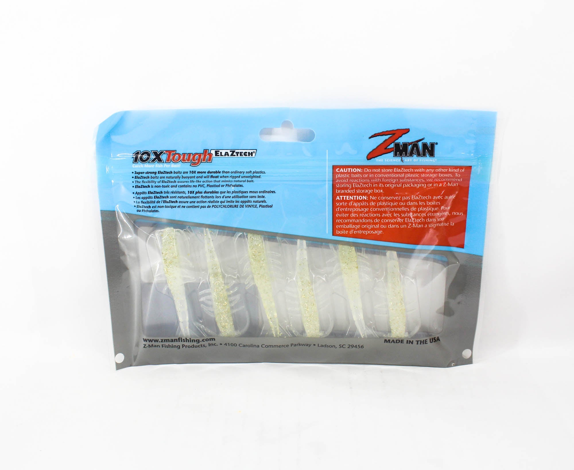 Zman Soft Lure PrawnZ 2.5 Inch 6/Pack Beer Run (5028)