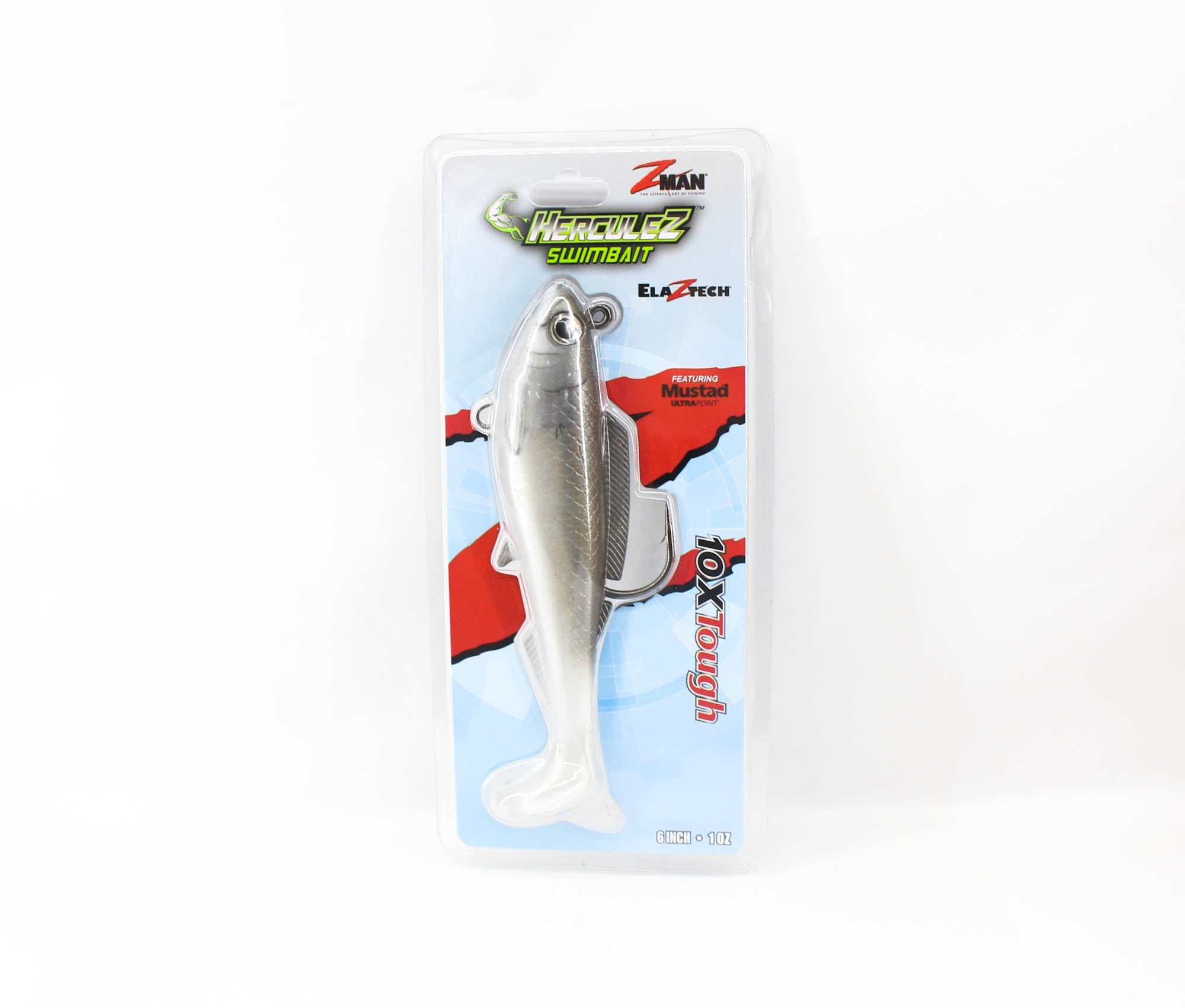Zman Soft Lure Herculez Swimbait 6 Inch Shiner (5103)