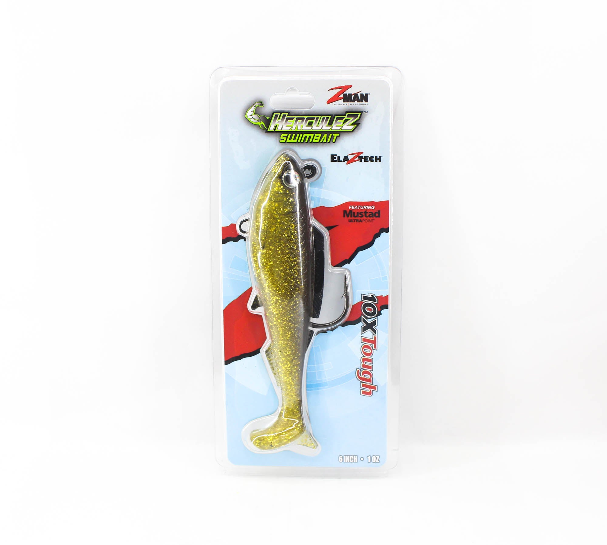 Zman Soft Lure Herculez Swimbait 6 Inch Gold Rush (5127)