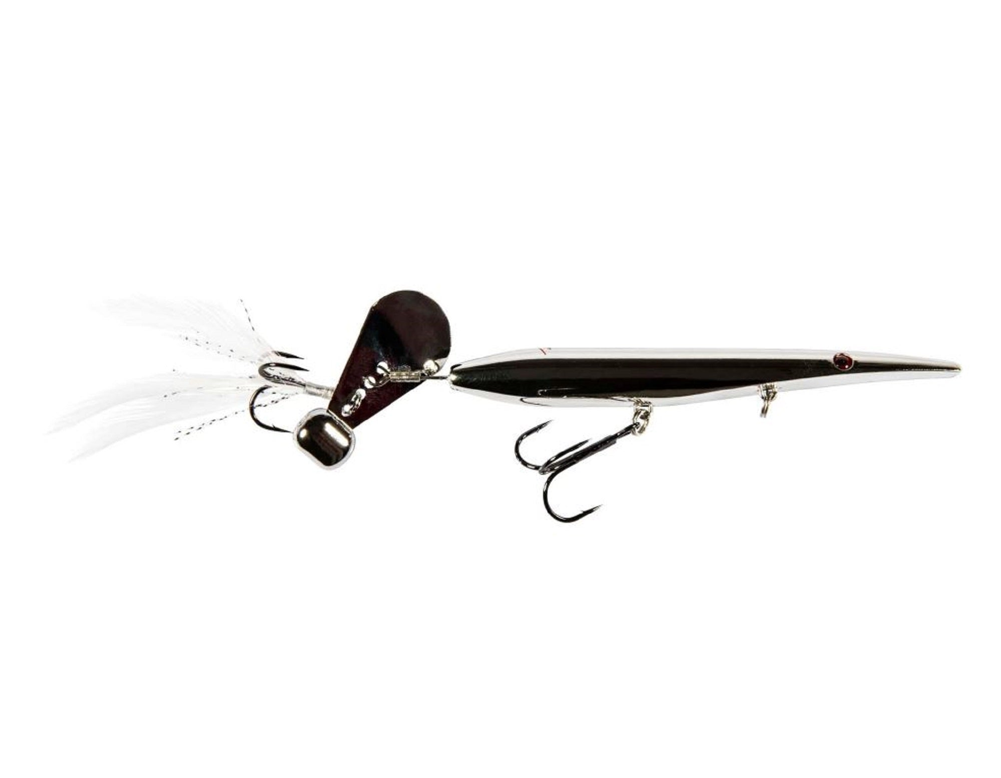 Zman Hell Raizer Tail Blade 4 Inch Sinking Lure Chrome (5493)