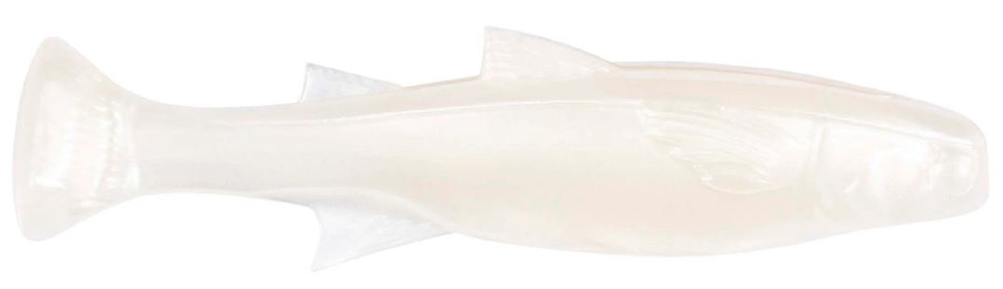 Zman Soft Lure Mulletron Swimbait 3.3 Inch 4/Pack Pearl (6155)