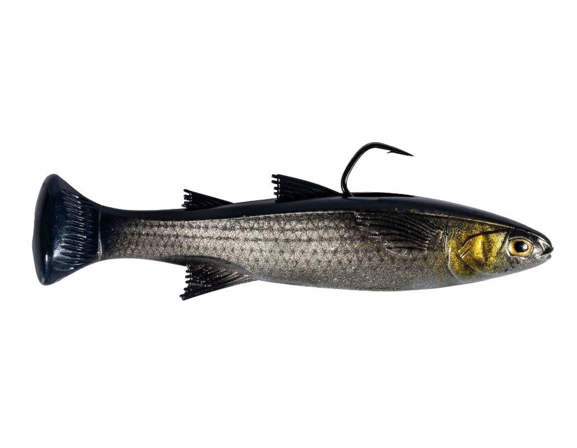 Zman Soft Lure Mulletron LT Swimbait 4.5 Inch Silver Mullet (6360)