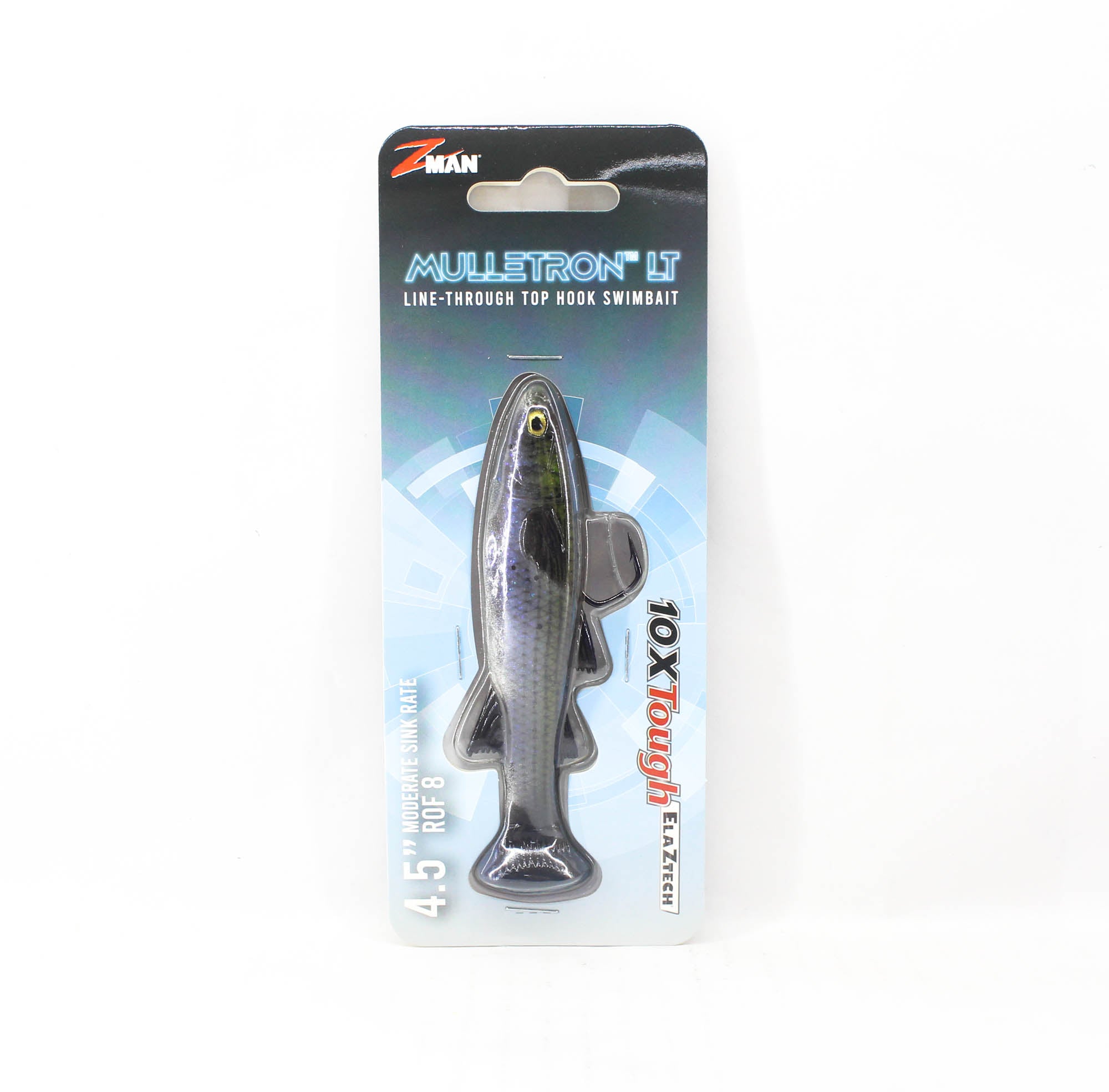 Zman Soft Lure Mulletron LT Swimbait 4.5 Inch Mossback (6377)