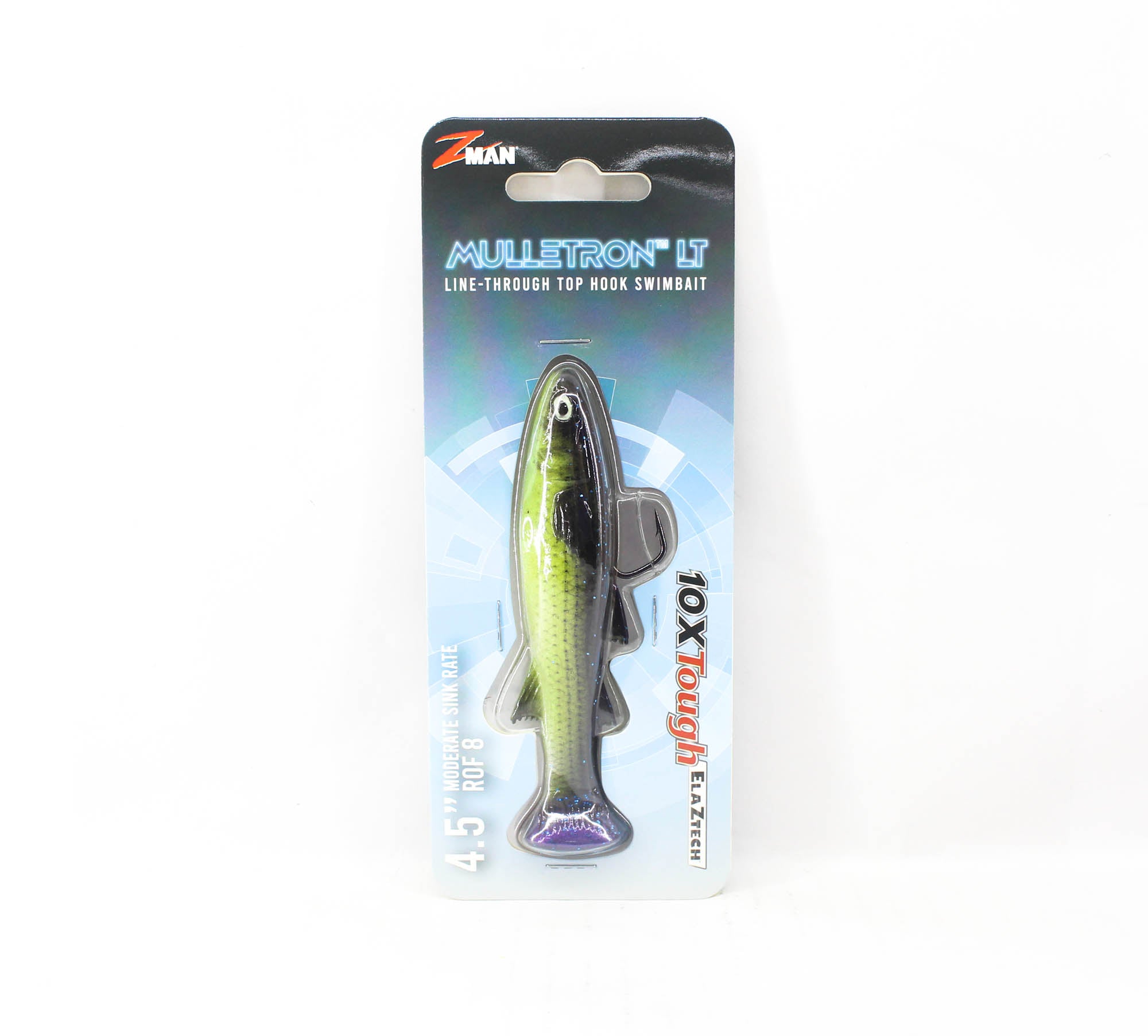 Zman Soft Lure Mulletron LT Swimbait 4.5 Inch Bayou Tiger (6384)