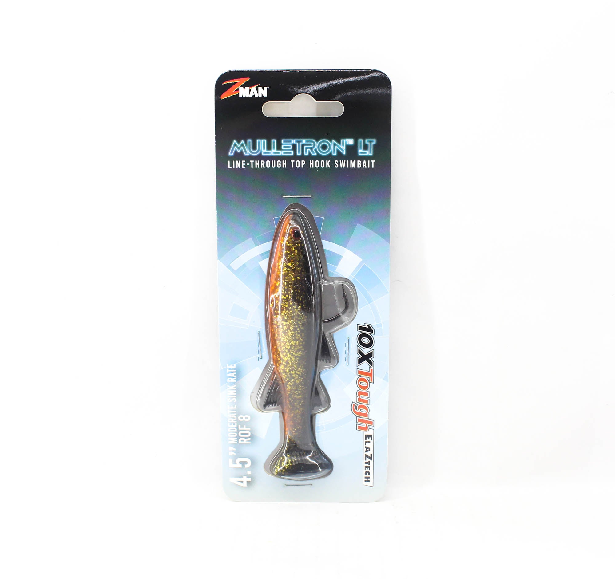Zman Soft Lure Mulletron LT Swimbait 4.5 Inch Goldrush (6391)
