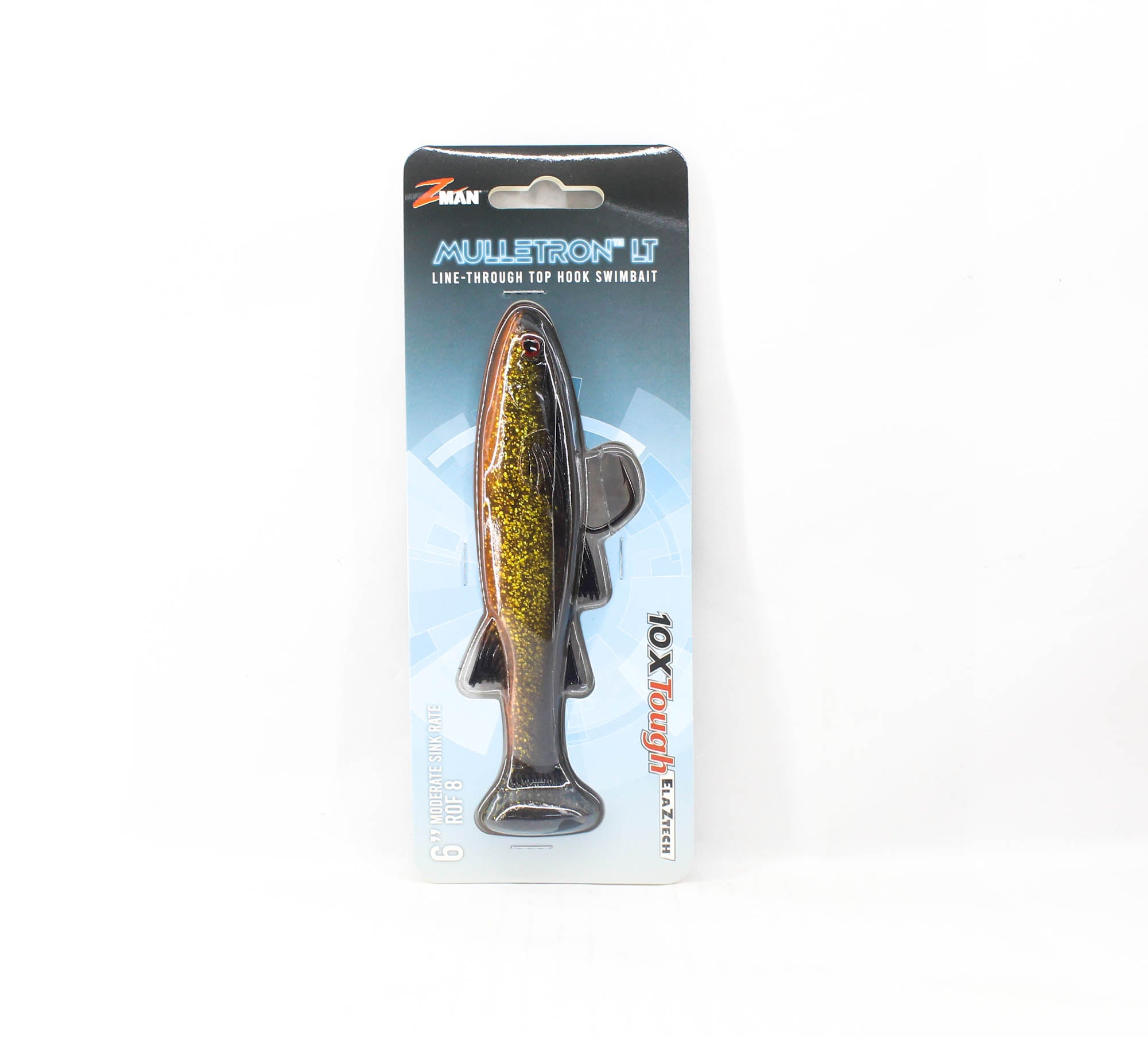 Zman Soft Lure Mulletron LT Swimbait 6 Inch Goldrush (6452)