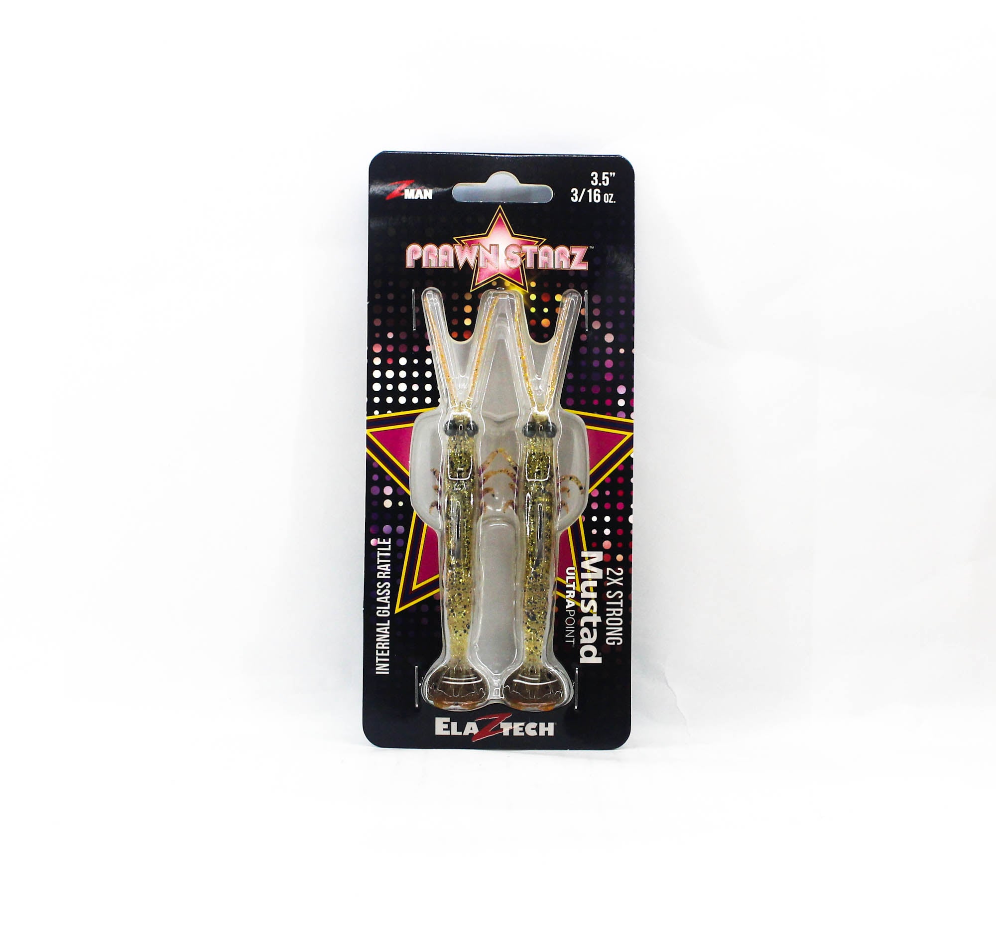 Zman Soft Lure PrawnstarZ 3.5 Inch 2/Pack Golden Boy (9088)