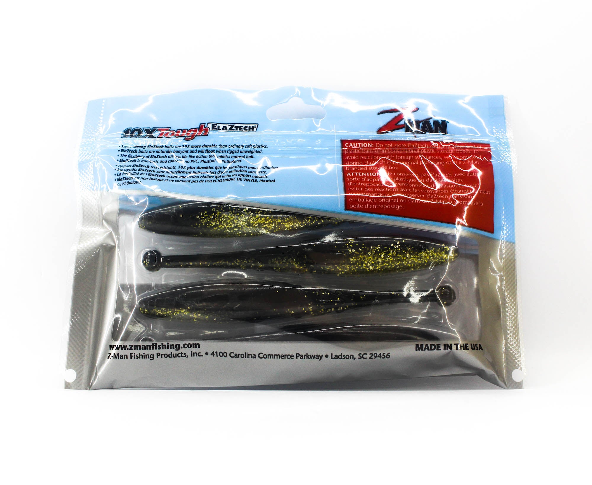 Zman Soft Lure Big BallerZ 5 Inch 4/Pack Gold Rush (9590)