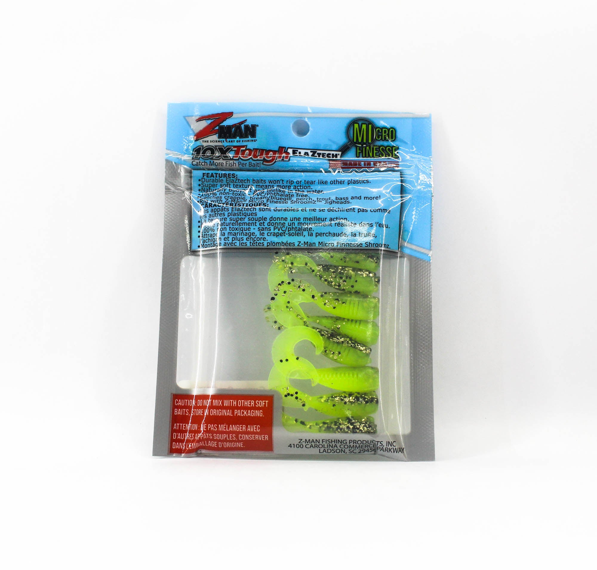 Zman Soft Lure Guppy GrubZ 2 Inch 8/Pack Space Guppy (9873)