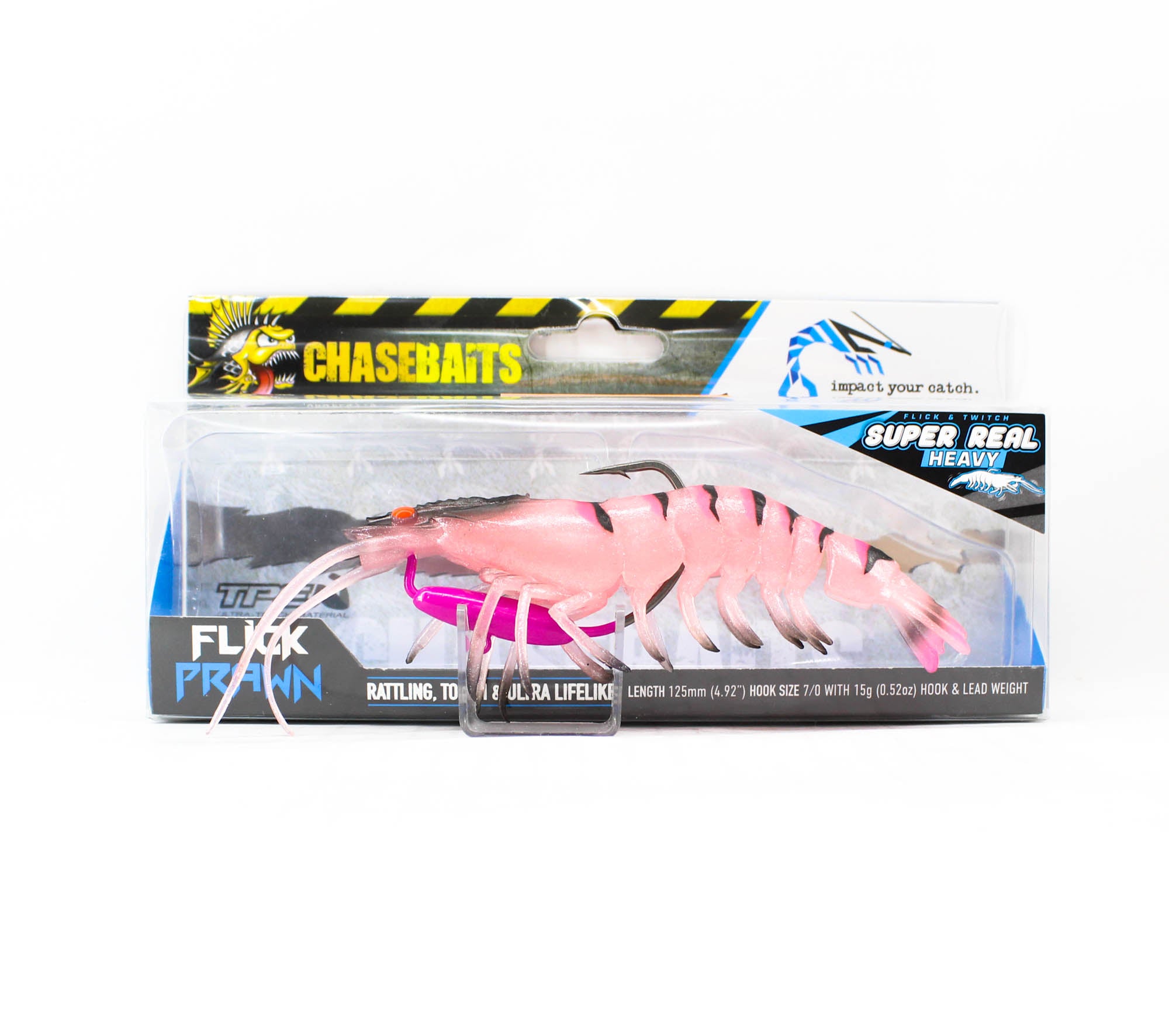 Chasebaits Flick Prawn Heavy 125 mm 15 grams Sinking Lure 03 (2033)