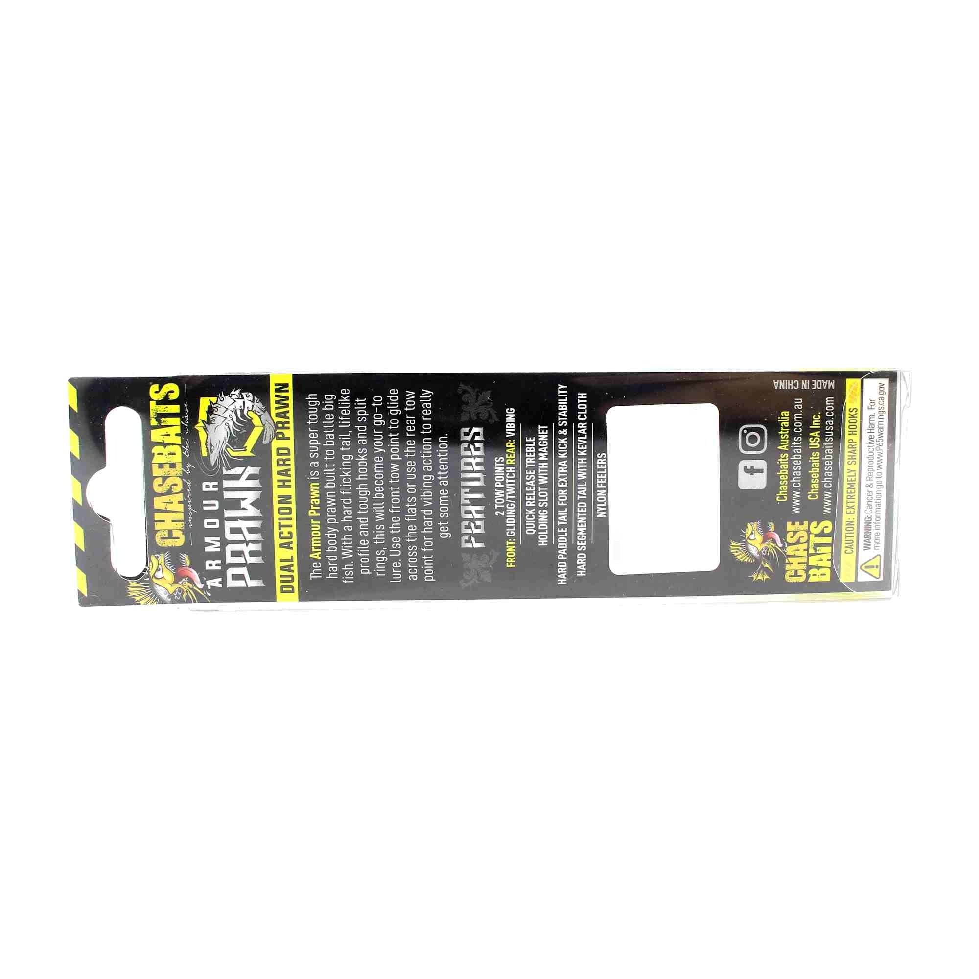 Chasebaits Armour Prawn 85 mm 13 grams Sinking Lure 03 (4341)