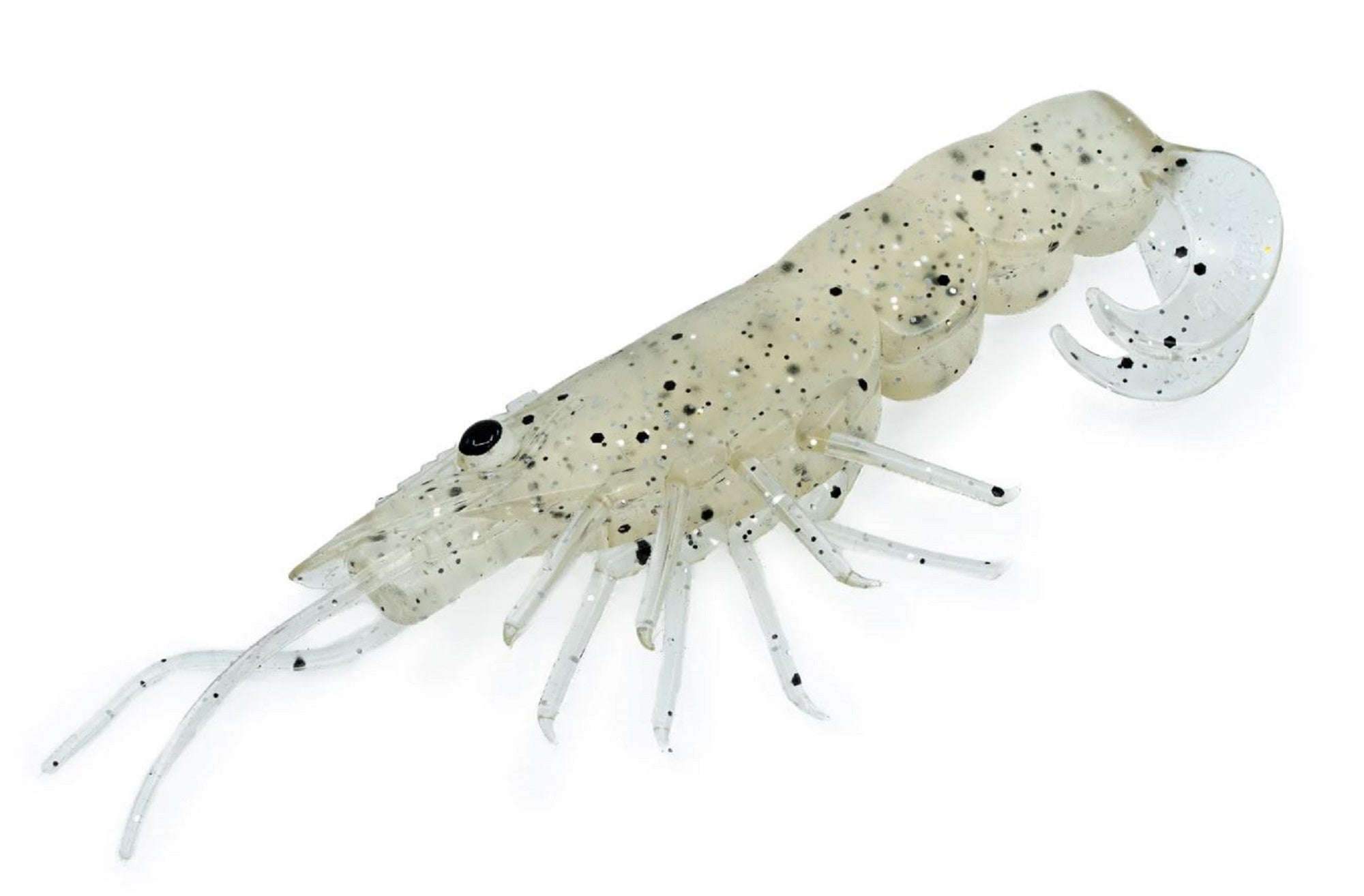 Chasebaits Curly Prawn 90 mm Sinking Lure 4/Pack Jelly Prawn (4488)