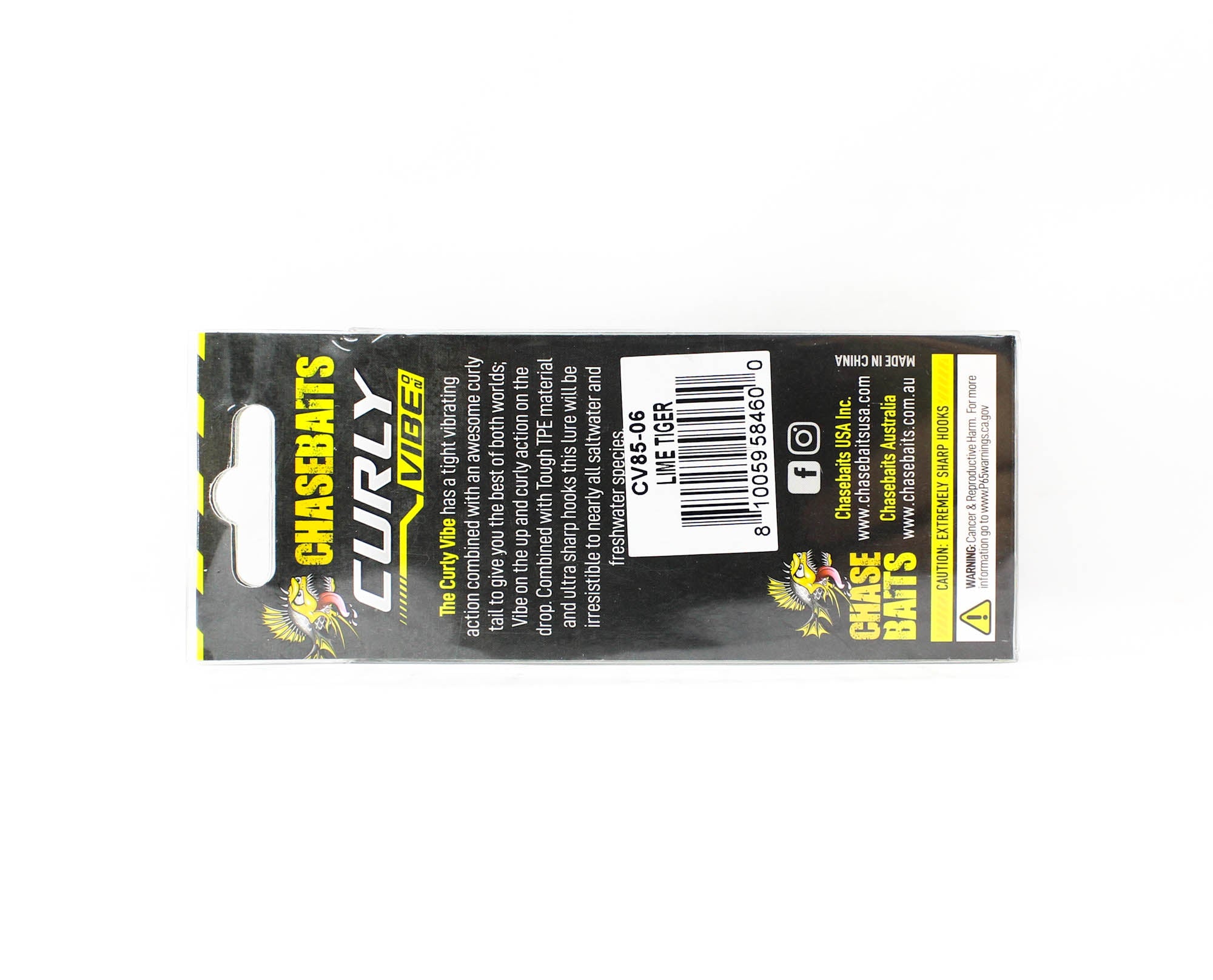 Chasebaits Curly Vibe 85 mm 13 grams Sinking Lure 07 (4617)