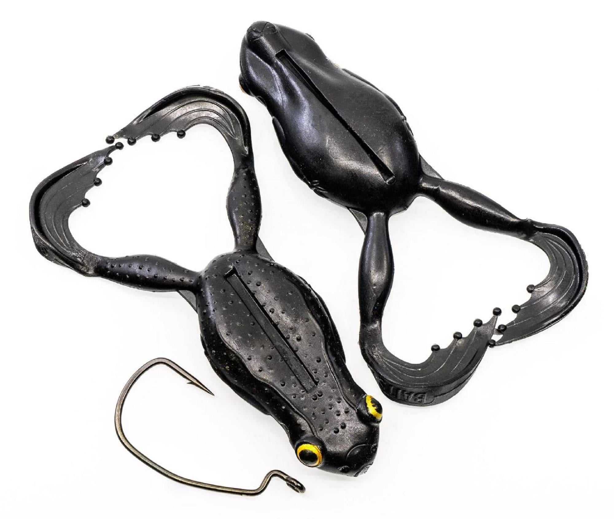 Chasebaits Flexi Frog 40 mm Floating Lure 4/Pack Black (4761)