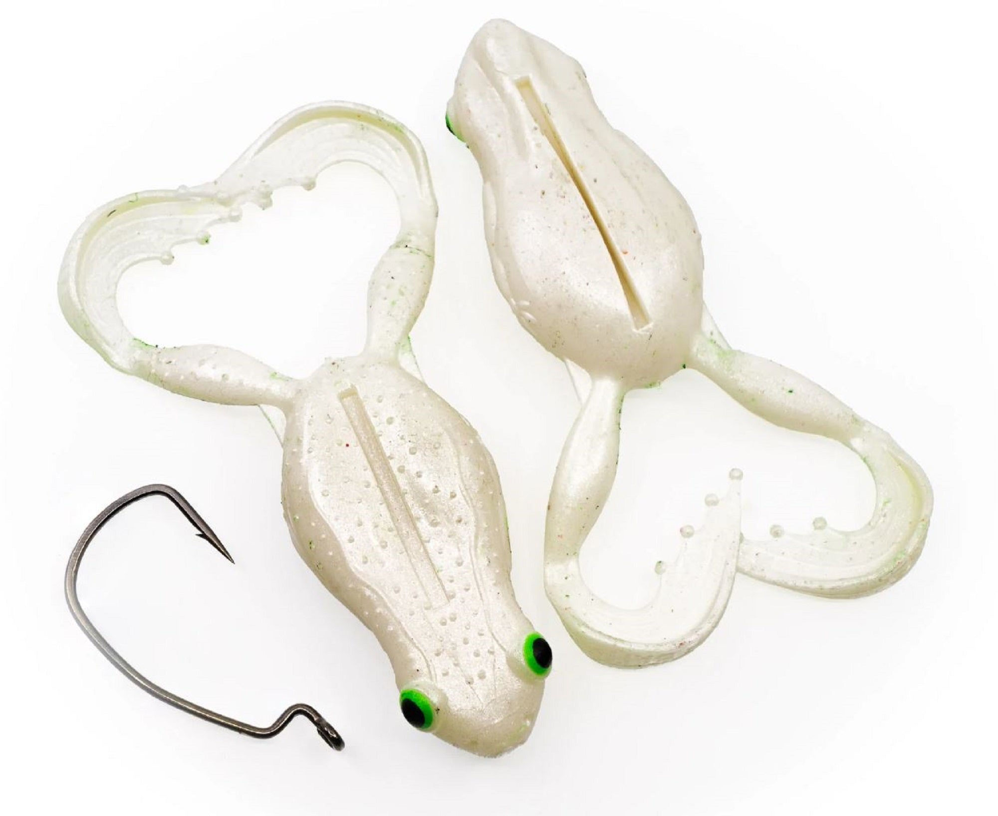 Chasebaits Flexi Frog 65 mm Floating Lure 3/Pack Pearl White (4839)