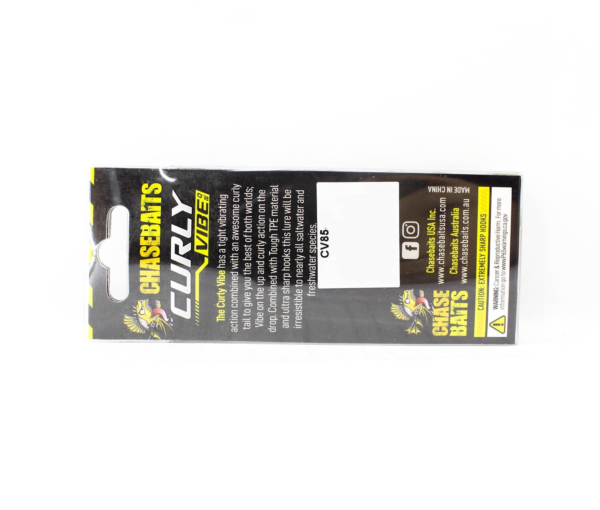 Chasebaits Curly Vibe 85 mm 13 grams Sinking Lure 09 (4914)