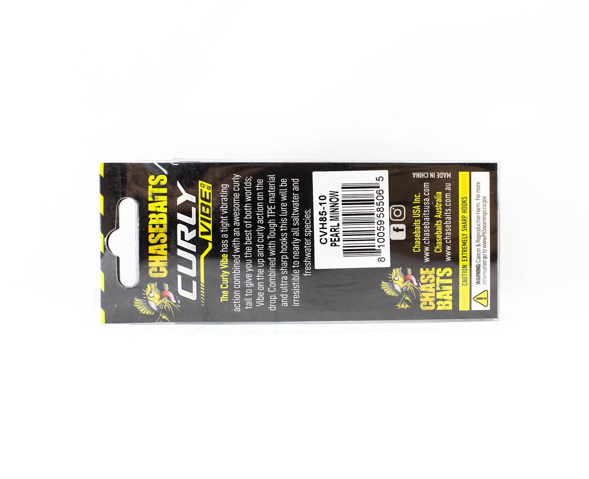 Chasebaits Curly Vibe Heavy 85 mm 23 grams Sinking Lure 10 (5065)