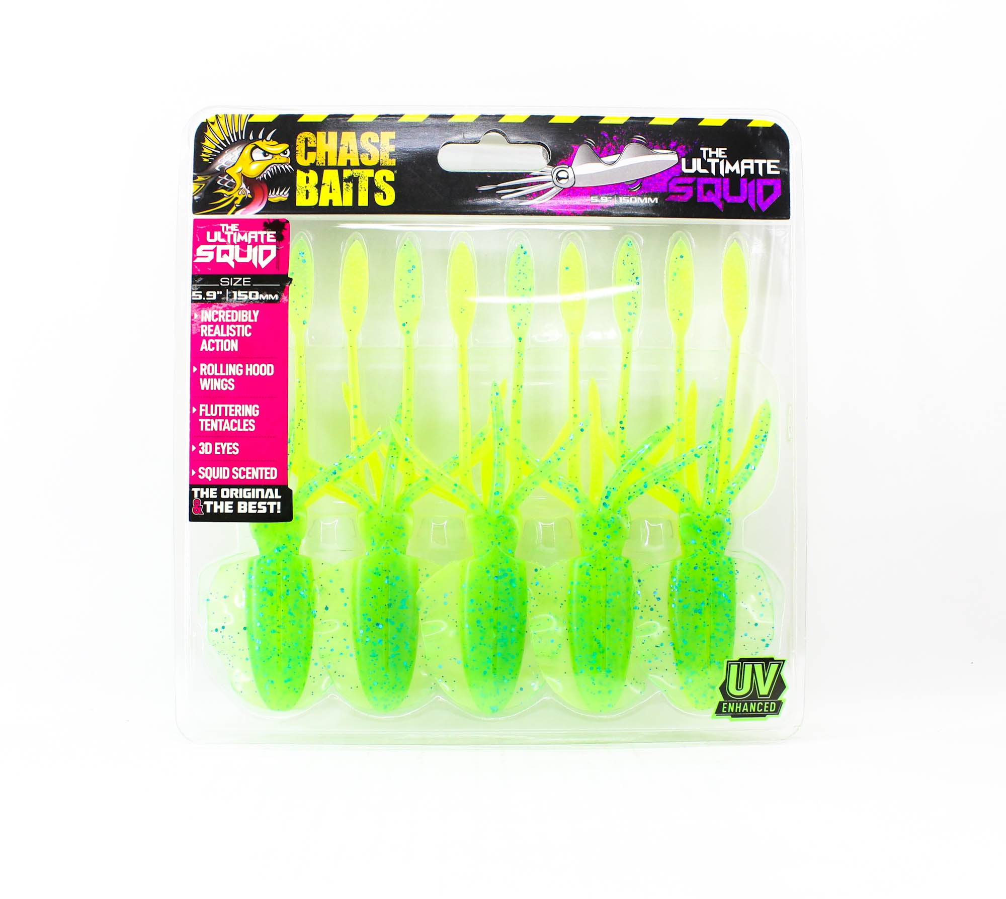 Chasebaits Ultimate Squid 150 mm Sinking Lure 5/pack 103 (5249)